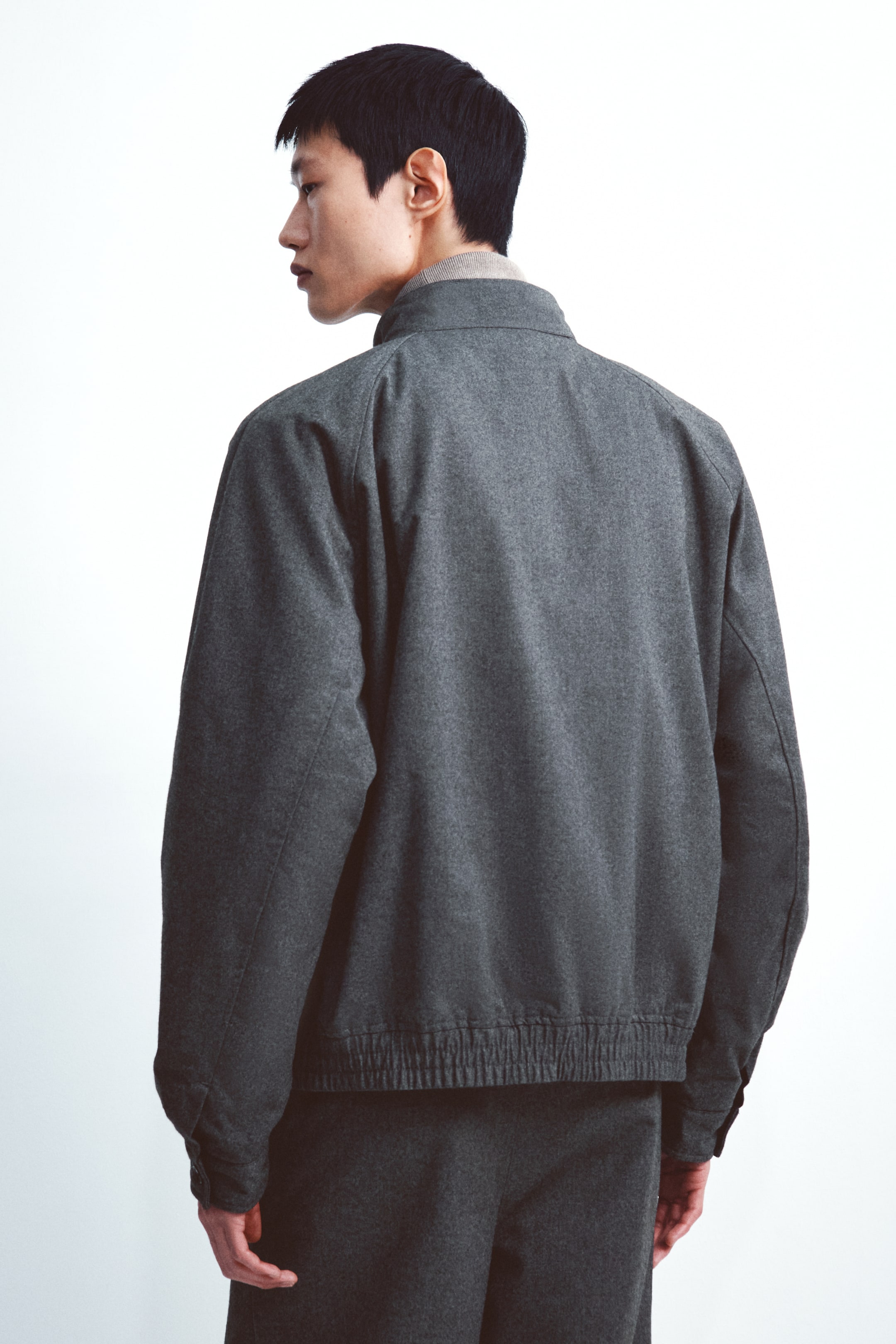 이미지 확대 보기: 재킷 - 다크 그레이 멜란지 - Men | H&M KR 3