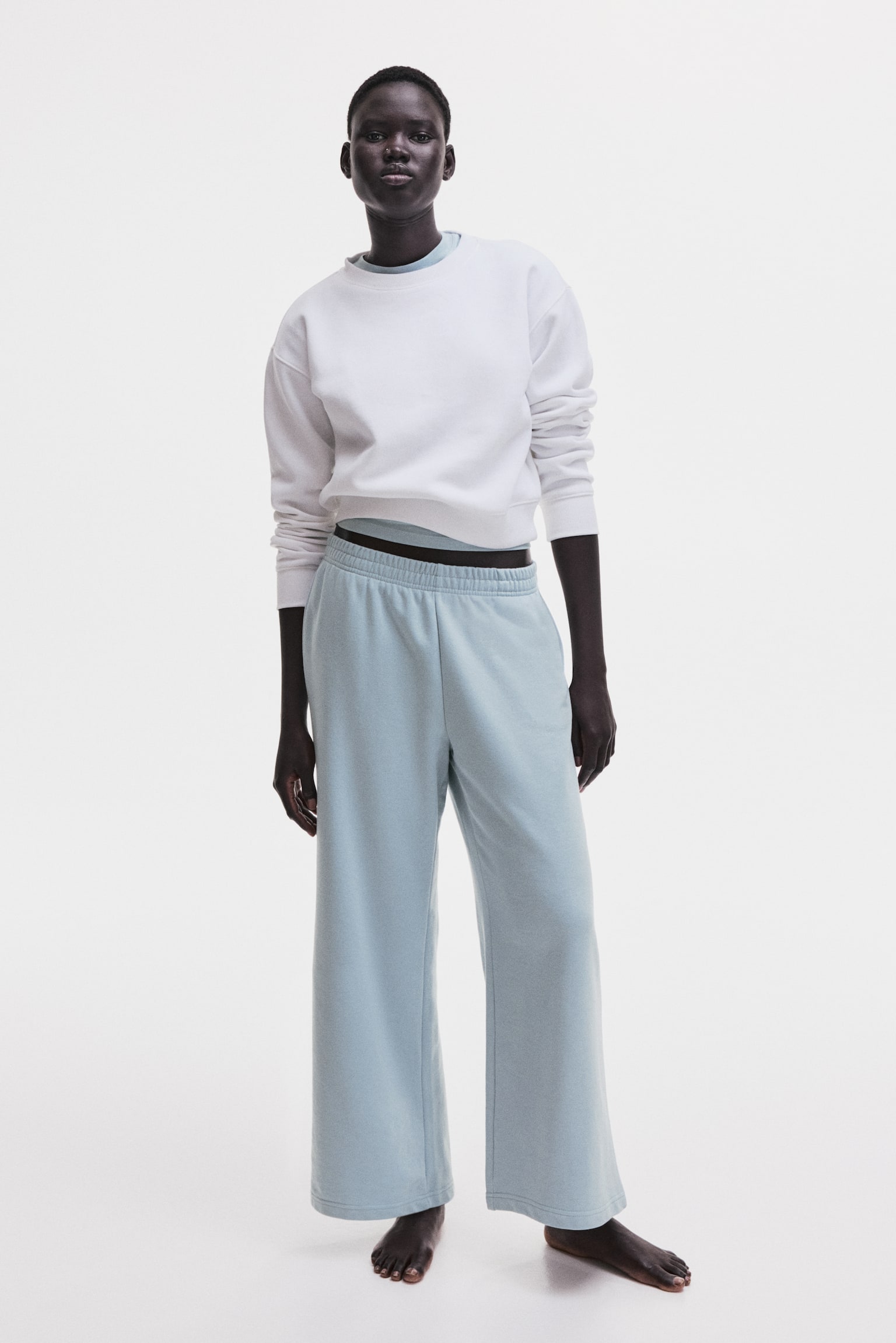 Track Pants - Light turquoise/Dark blue/Navy blue/Grey marle/Dark mole/Dark red/Light pink/Cream/Light grey marle/Burgundy/Khaki green/Black/Dark brown/Dusty brown/Dark khaki green - 1