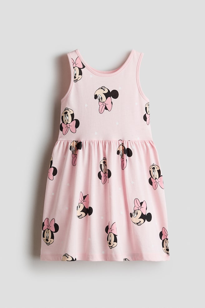 Printed Cotton Dress - Light pink/Minnie Mouse/Light purple/Kuromi/Light blue/Cinnamoroll/Navy blue/Hello Kitty - 1