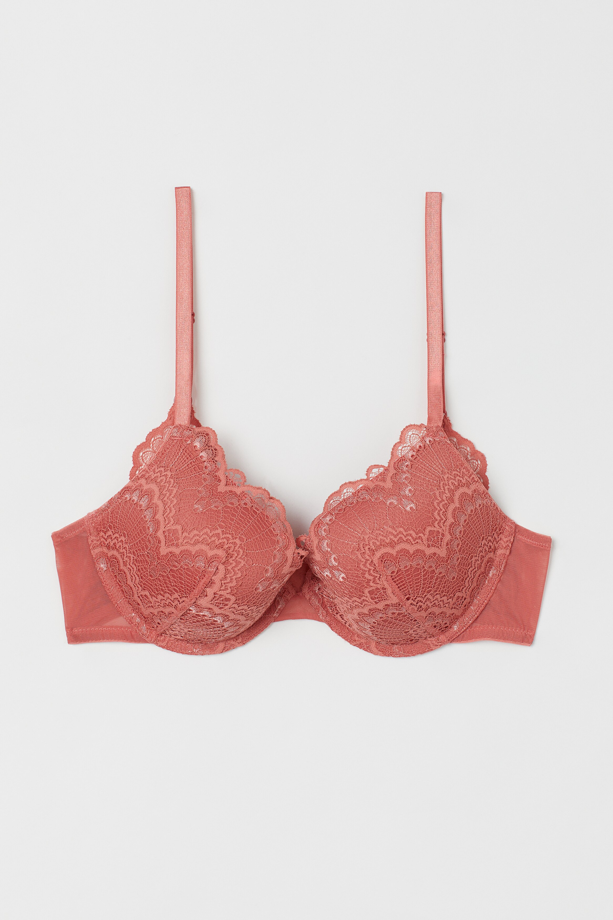 pink push up bralette