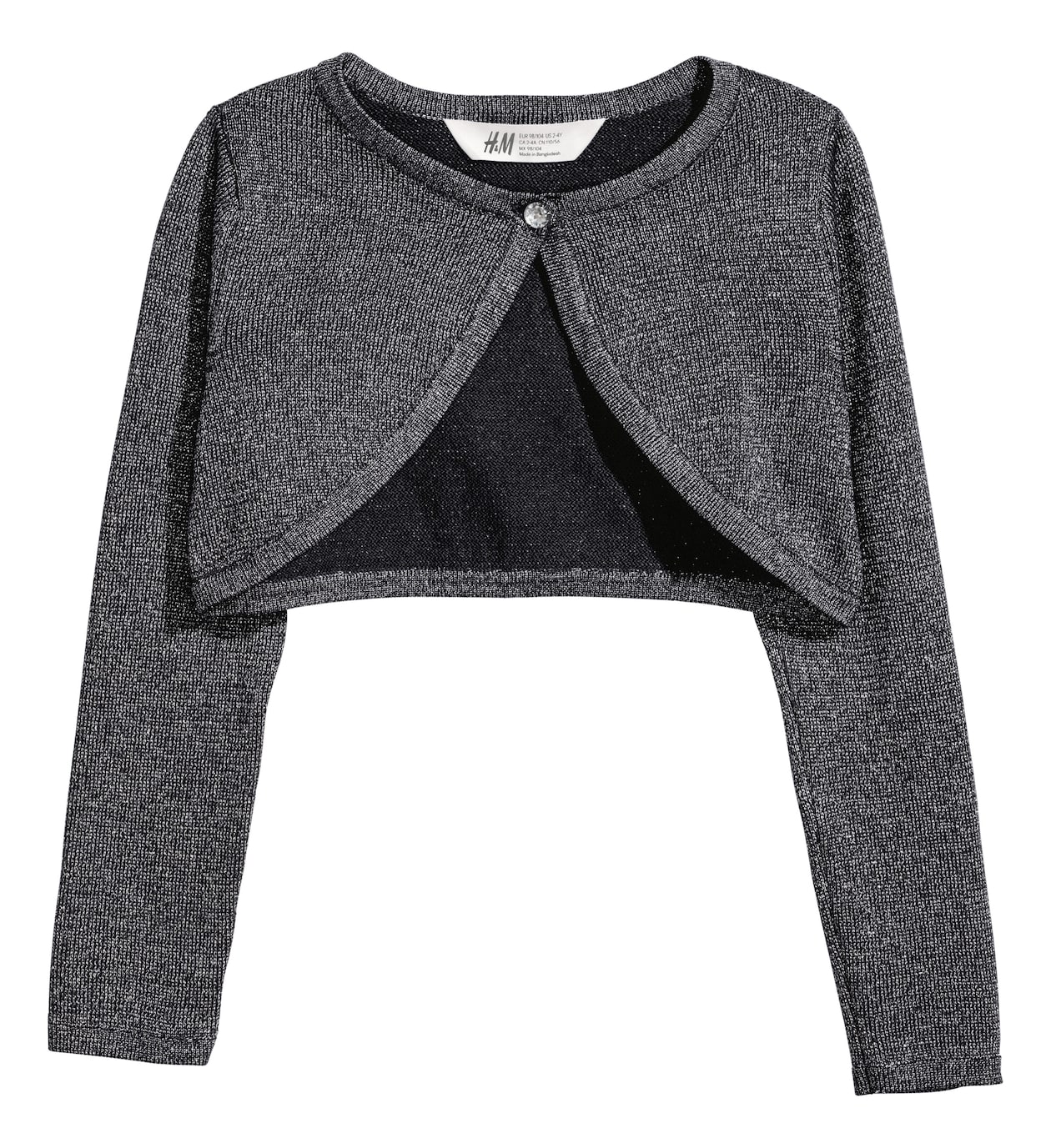 Dark blue/glittery Glittery Bolero for kids H&M CA
