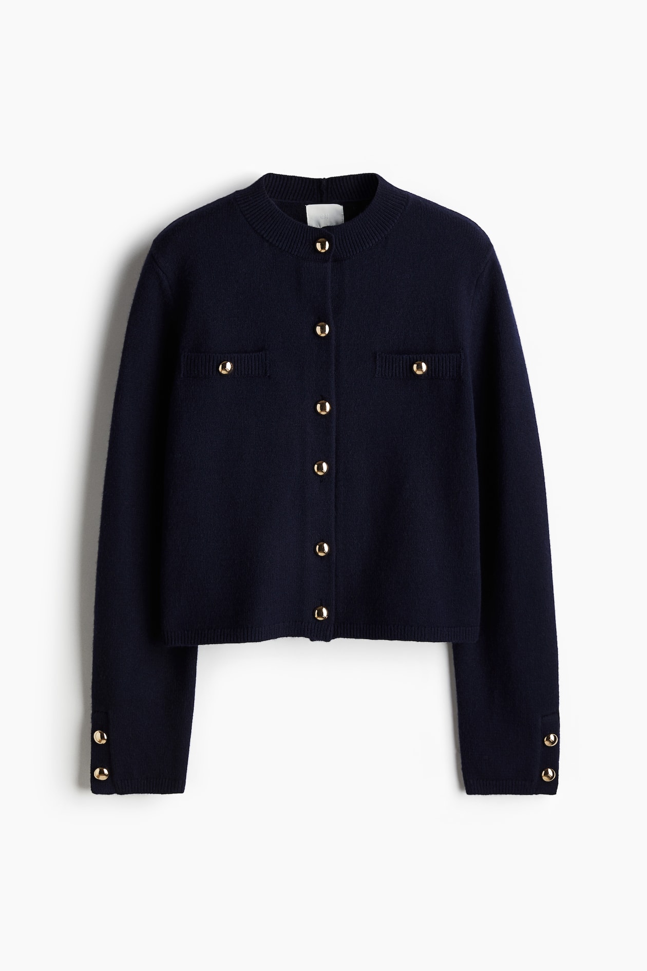 Button-Detail Cardigan