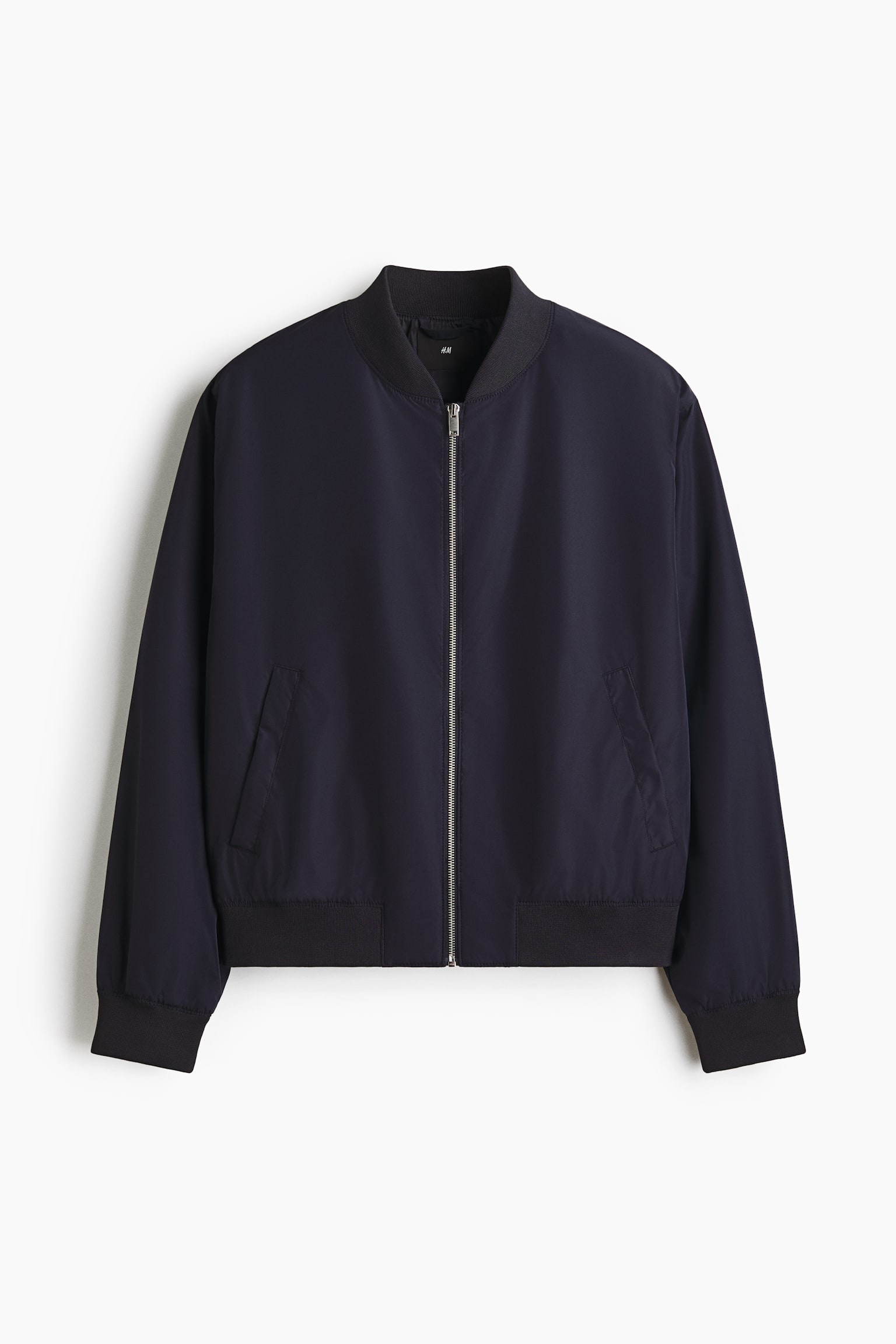 Lightweight Bomber Jacket - Dark blue/Dark beige/Black