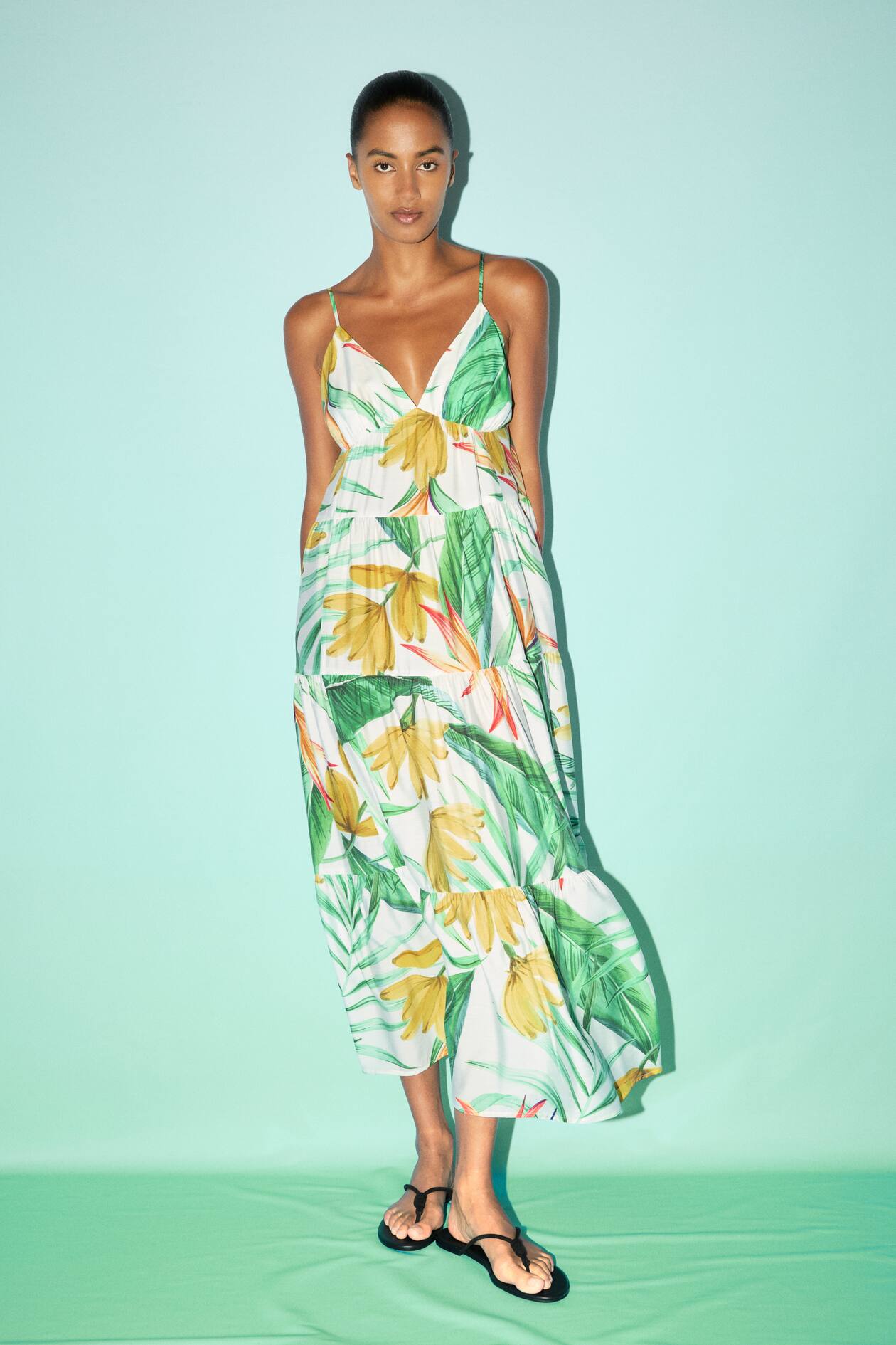 Tiered Maxi Dress - image 2
