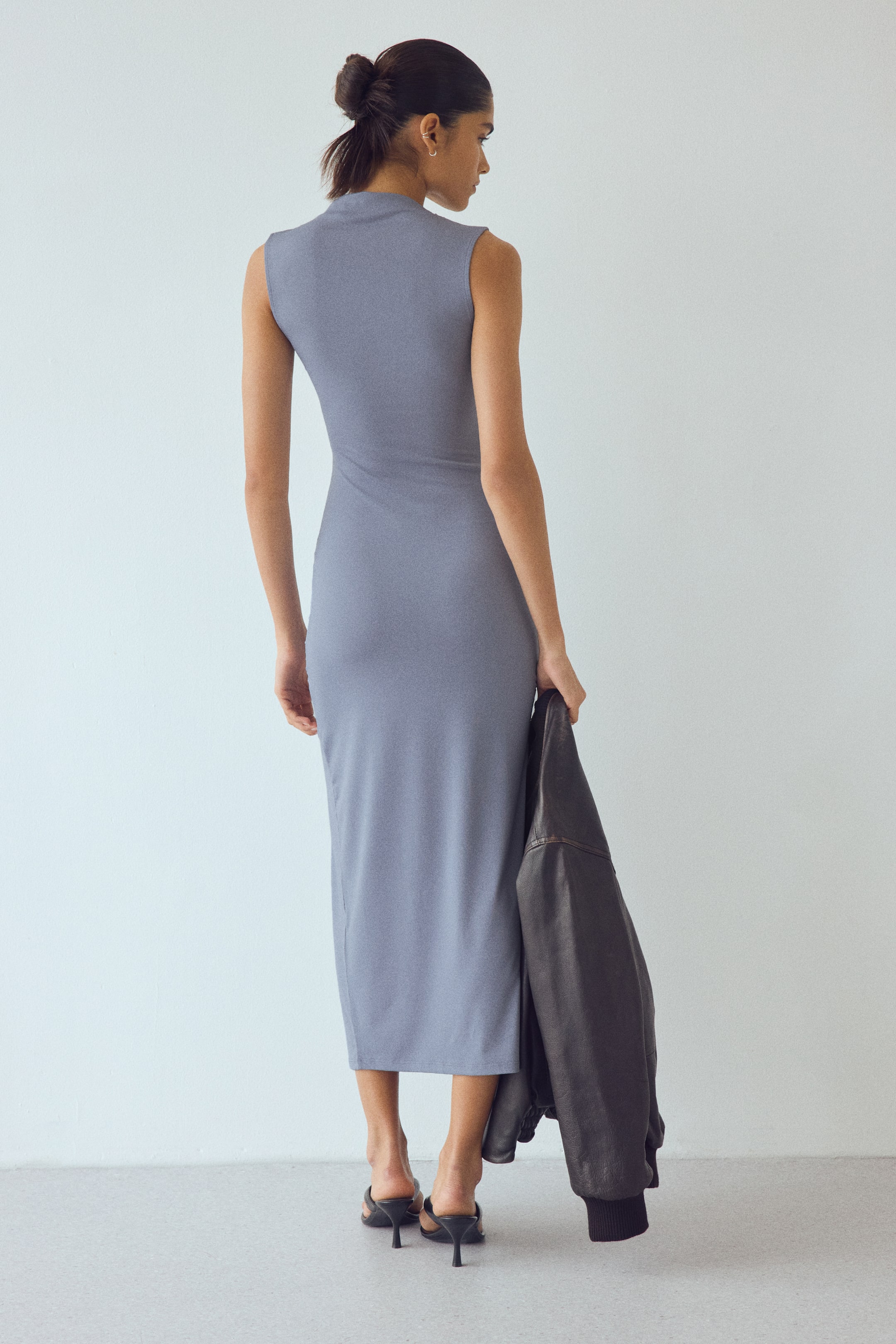 Draped Jersey Dress