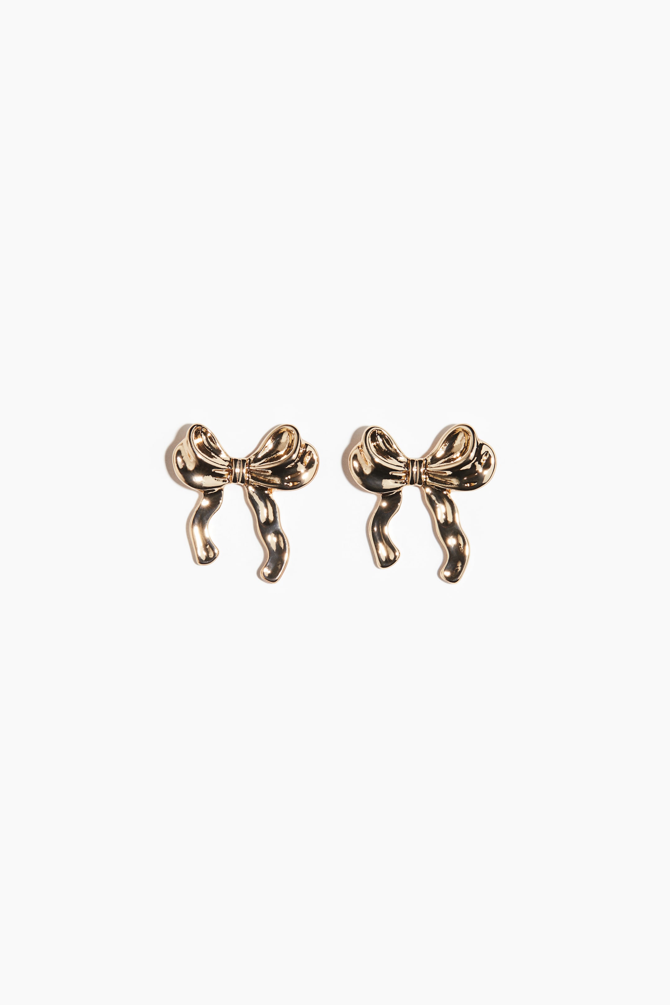 Bow-Shaped Stud Earrings