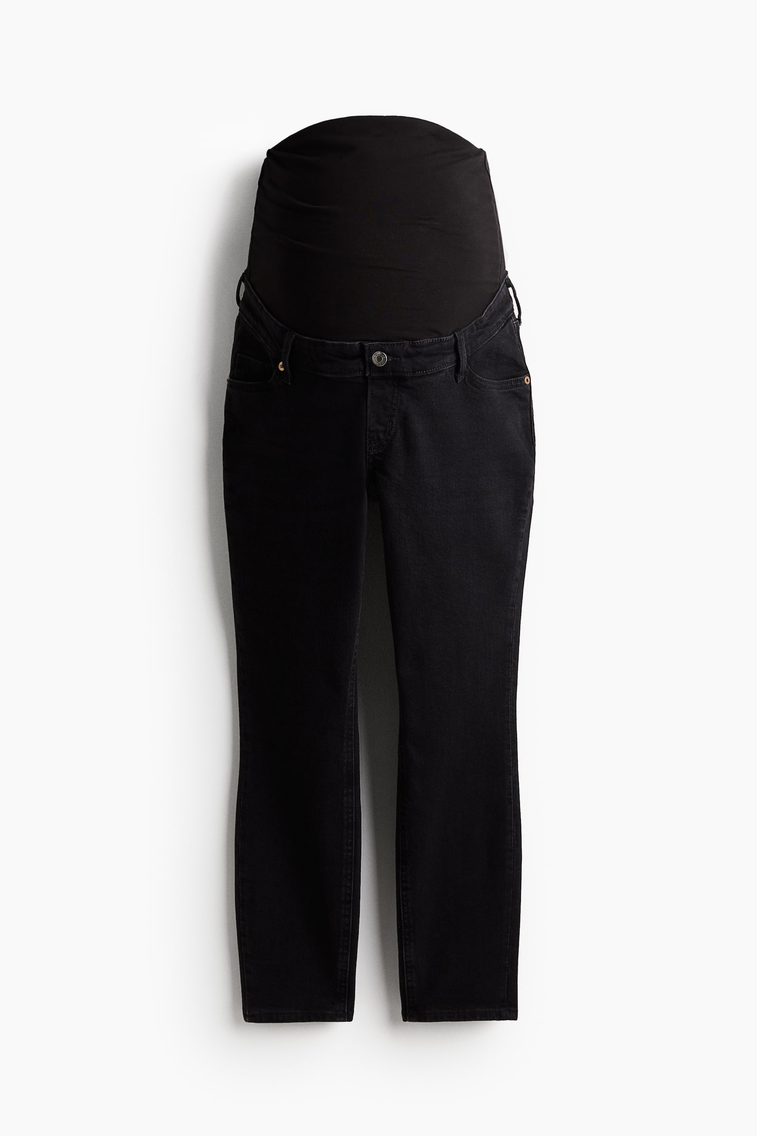 MAMA Slim Ankle Jeans - Black - 2