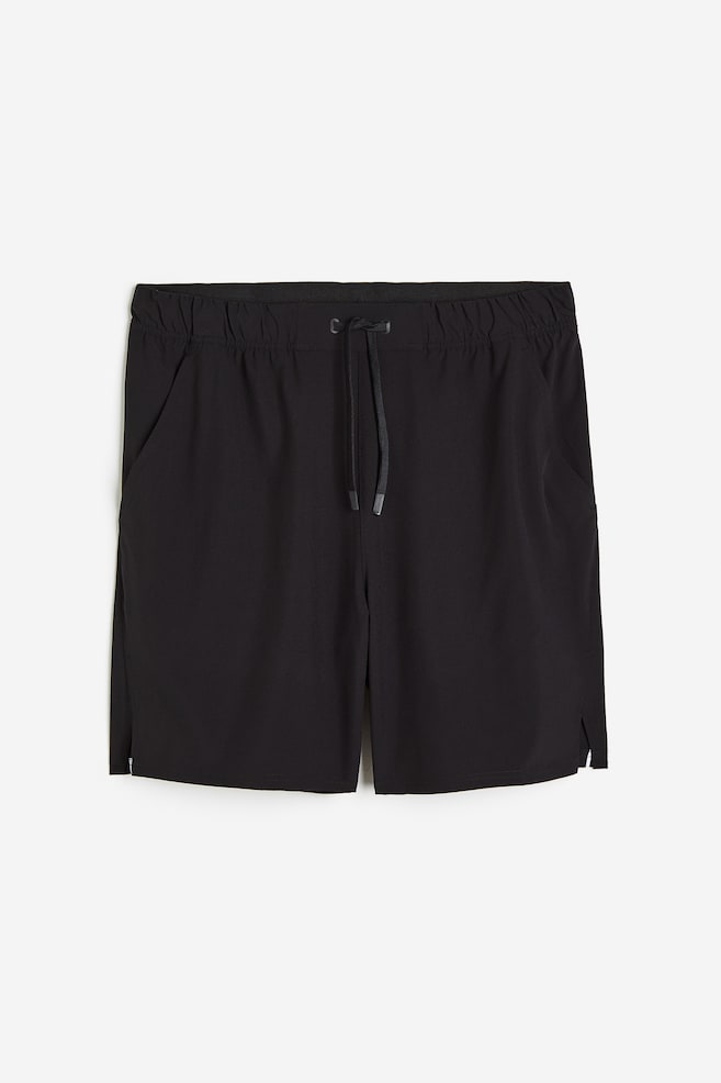 DryMove™ Tennis shorts - Black/Dark green - 2