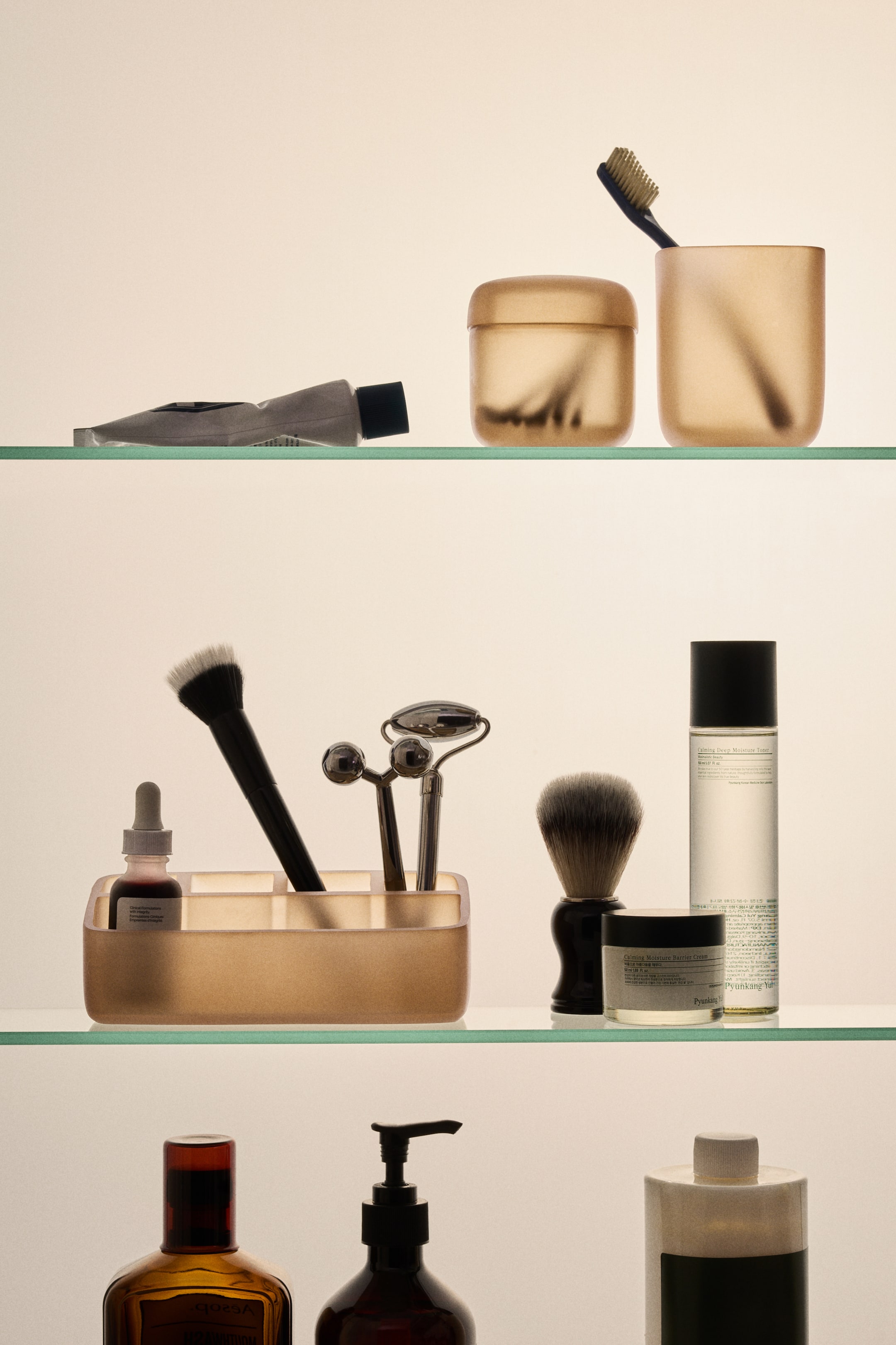 Größeres Bild anzeigen: Make-up-Organizer - Sandbeige - Home All | H&M AT 1