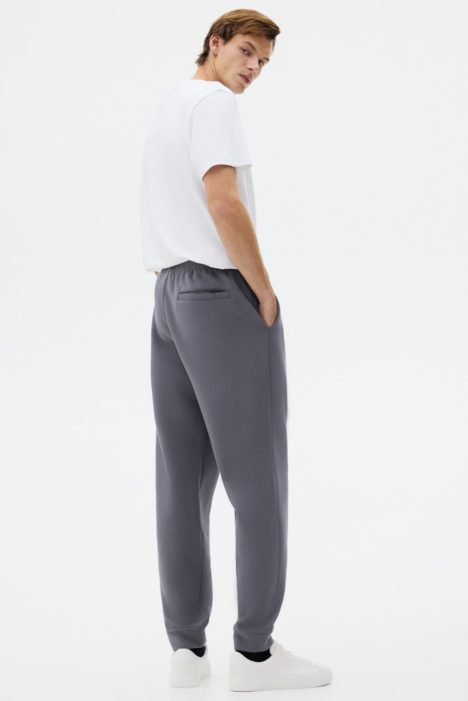 Regular Fit Sweatpants - Dark grey/Black - 6