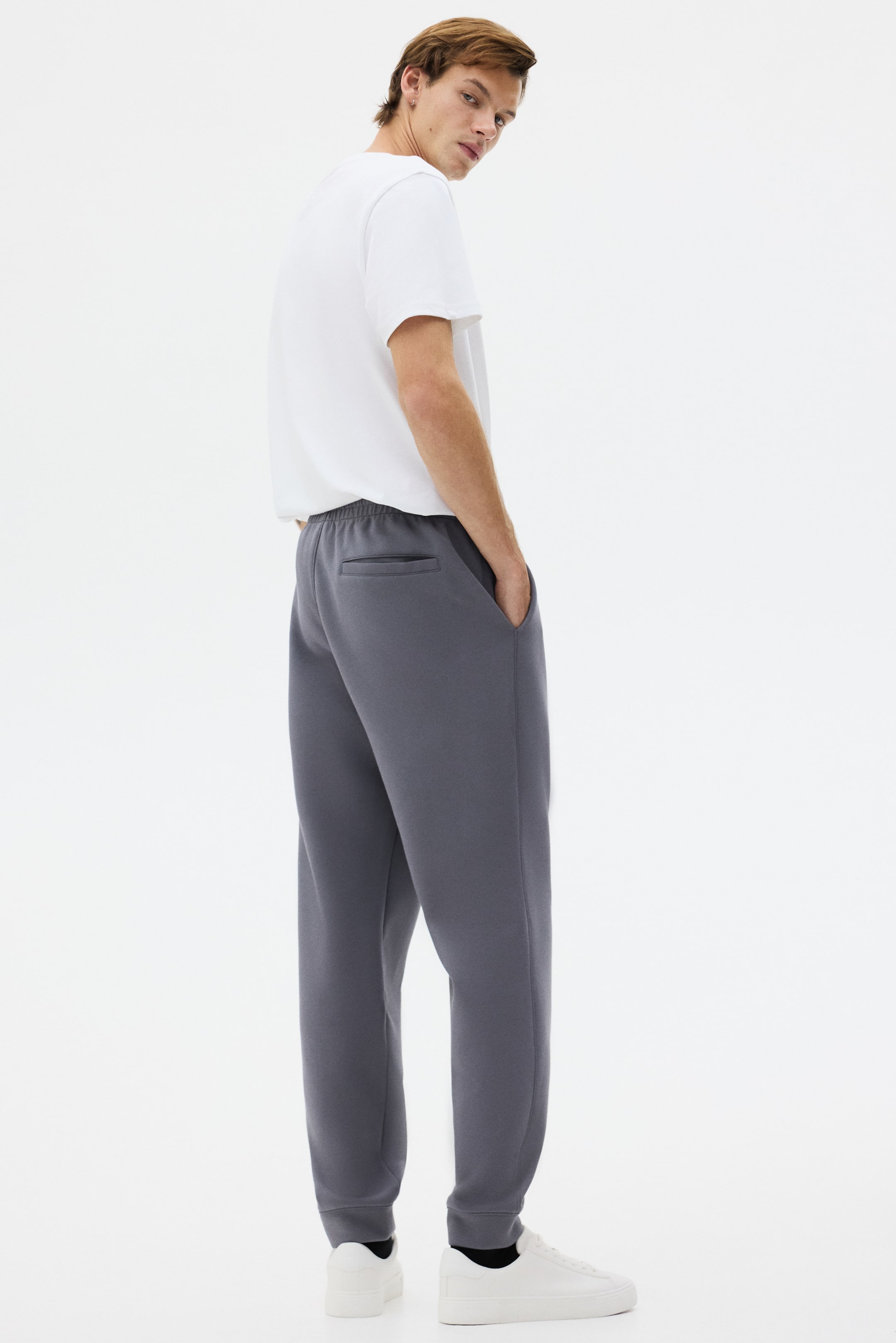 View larger image: Regular Fit Sweatpants - Dark grey - Men | H&M GB 3