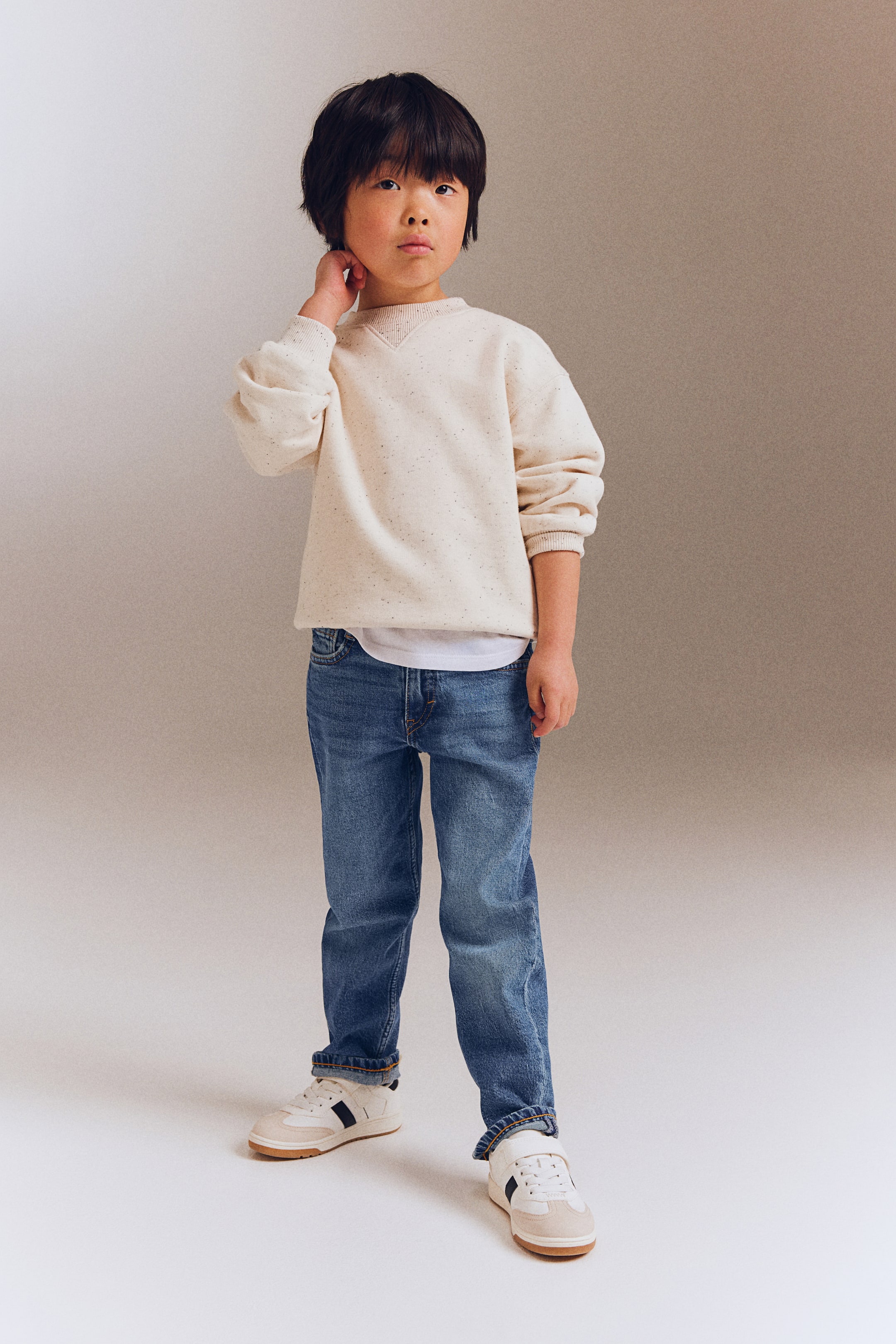 Straight Leg Jeans - Denim blue - Kids | H&M GB 1