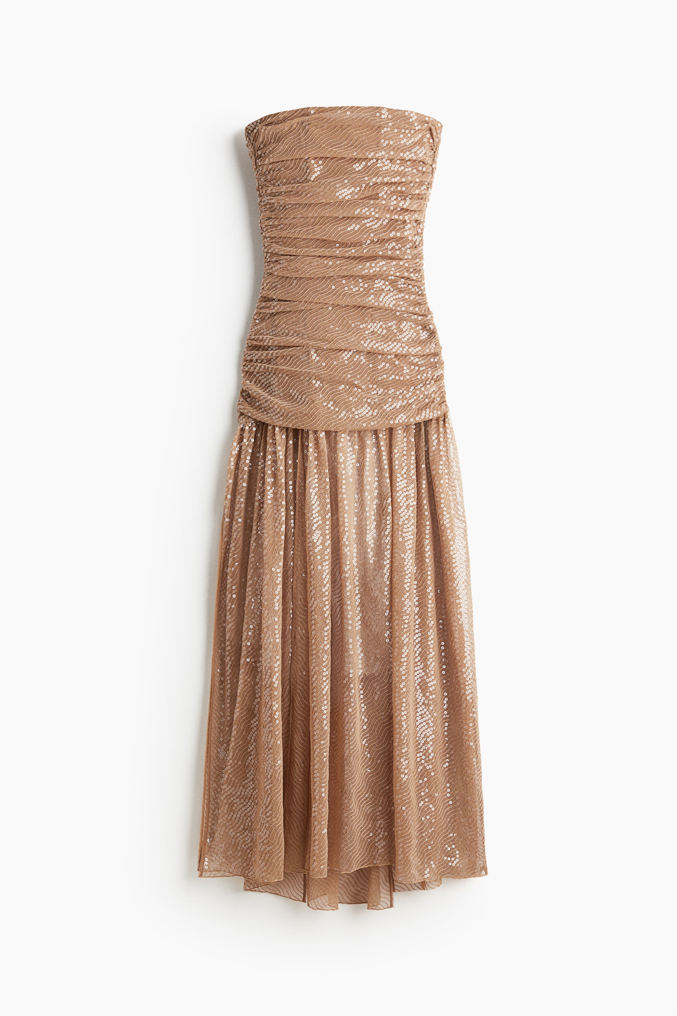 View larger image: Sequined Evening Gown - Beige - Ladies | H&M CA 5