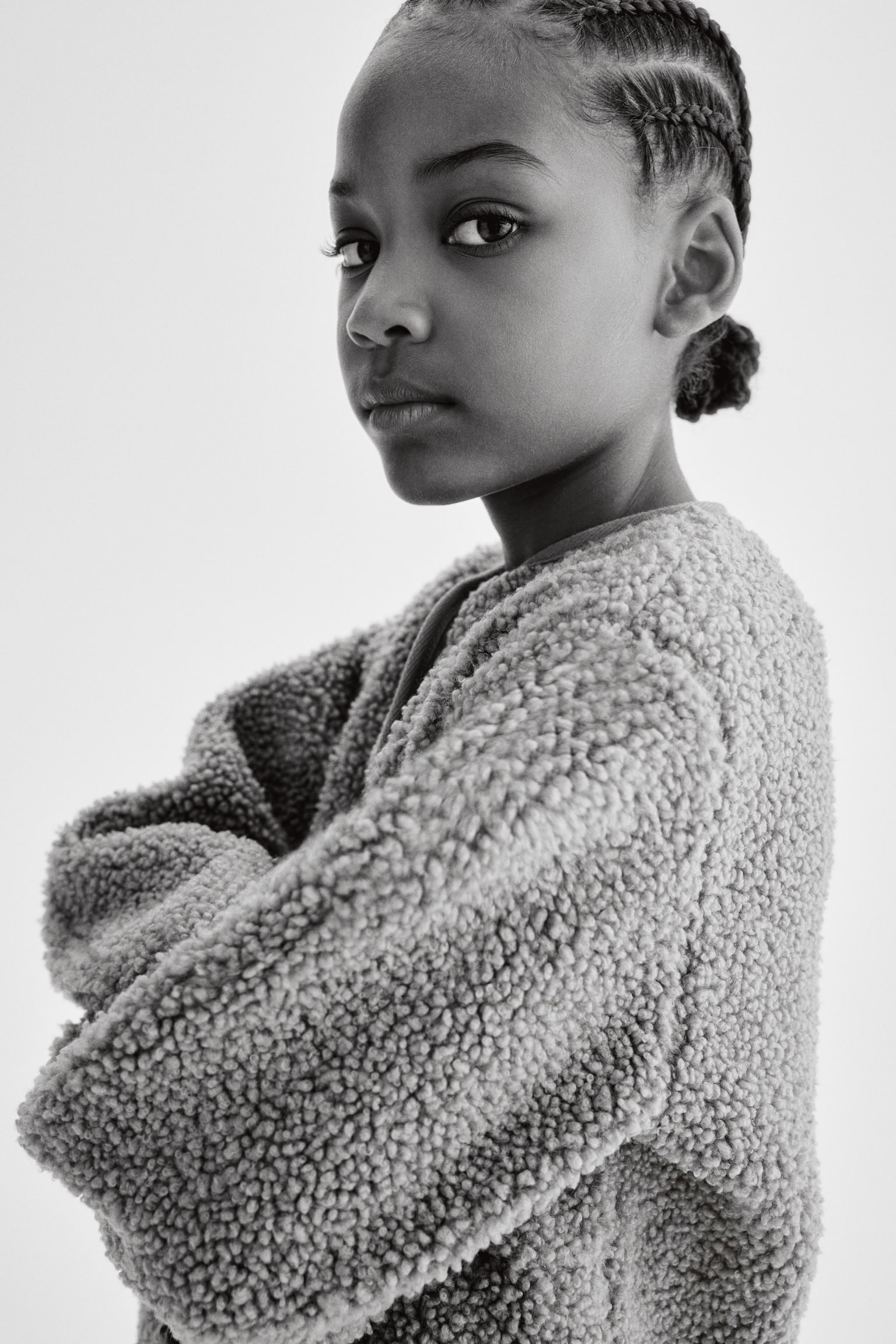 Детская куртка H&M Teddy Fleece, цвет: Бежевый — фото 6
