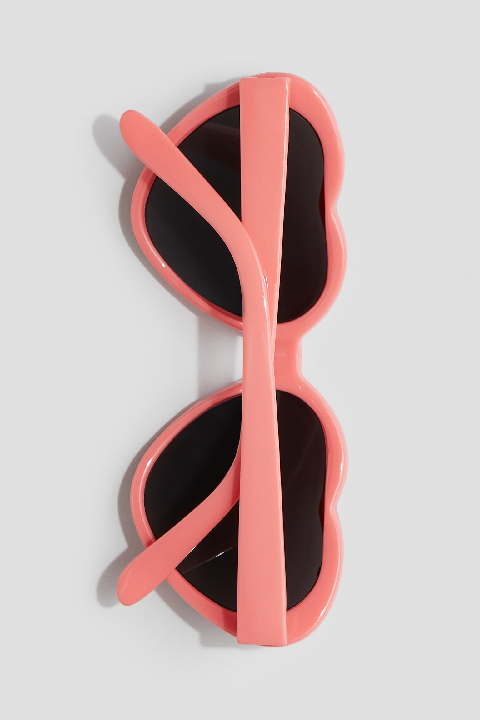 Heart-shaped Sunglasses - Coral pink - 2