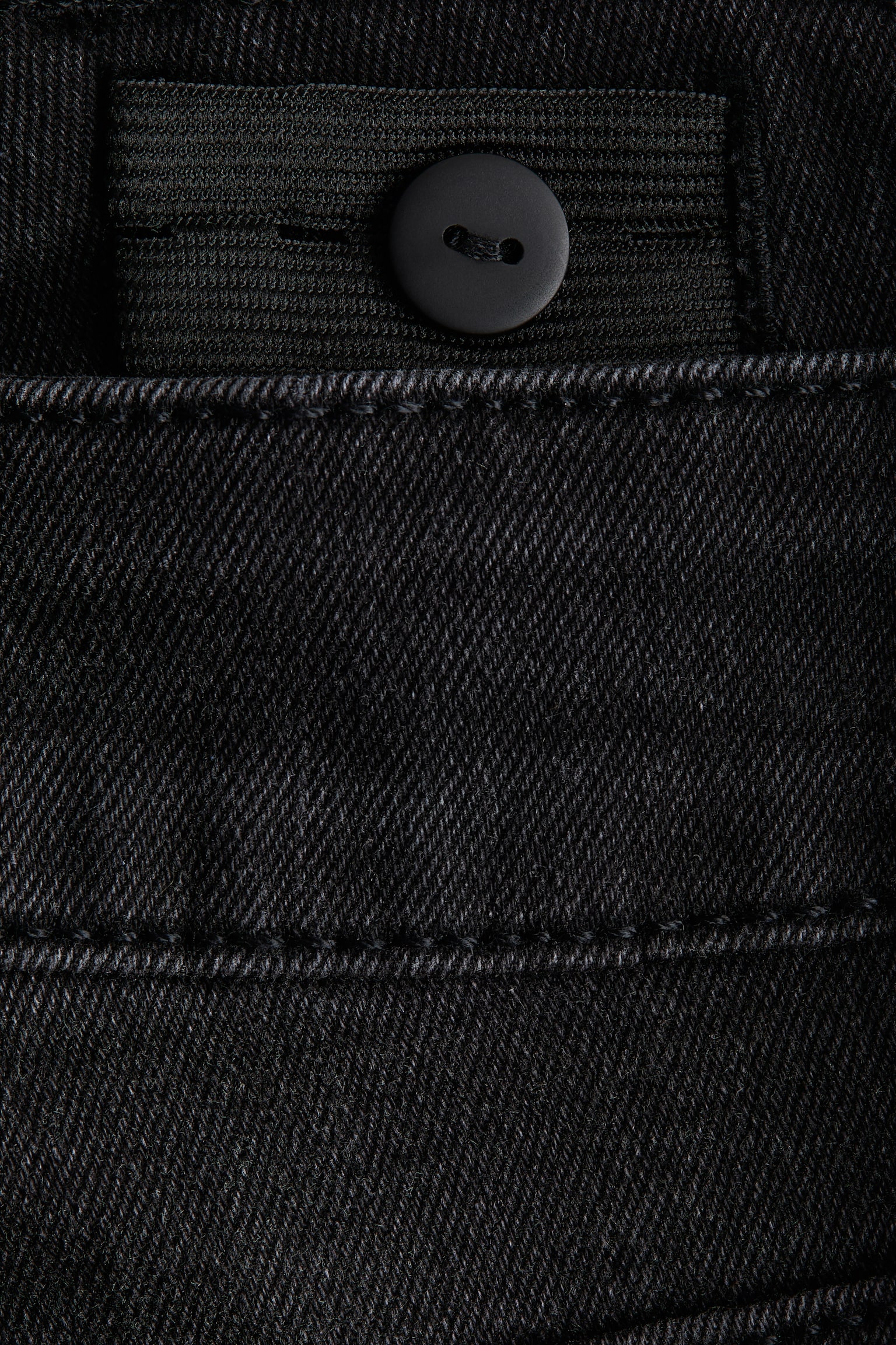 Детские джинсы H&M Tall Bootcut Low, цвет: Чёрный — фото 2