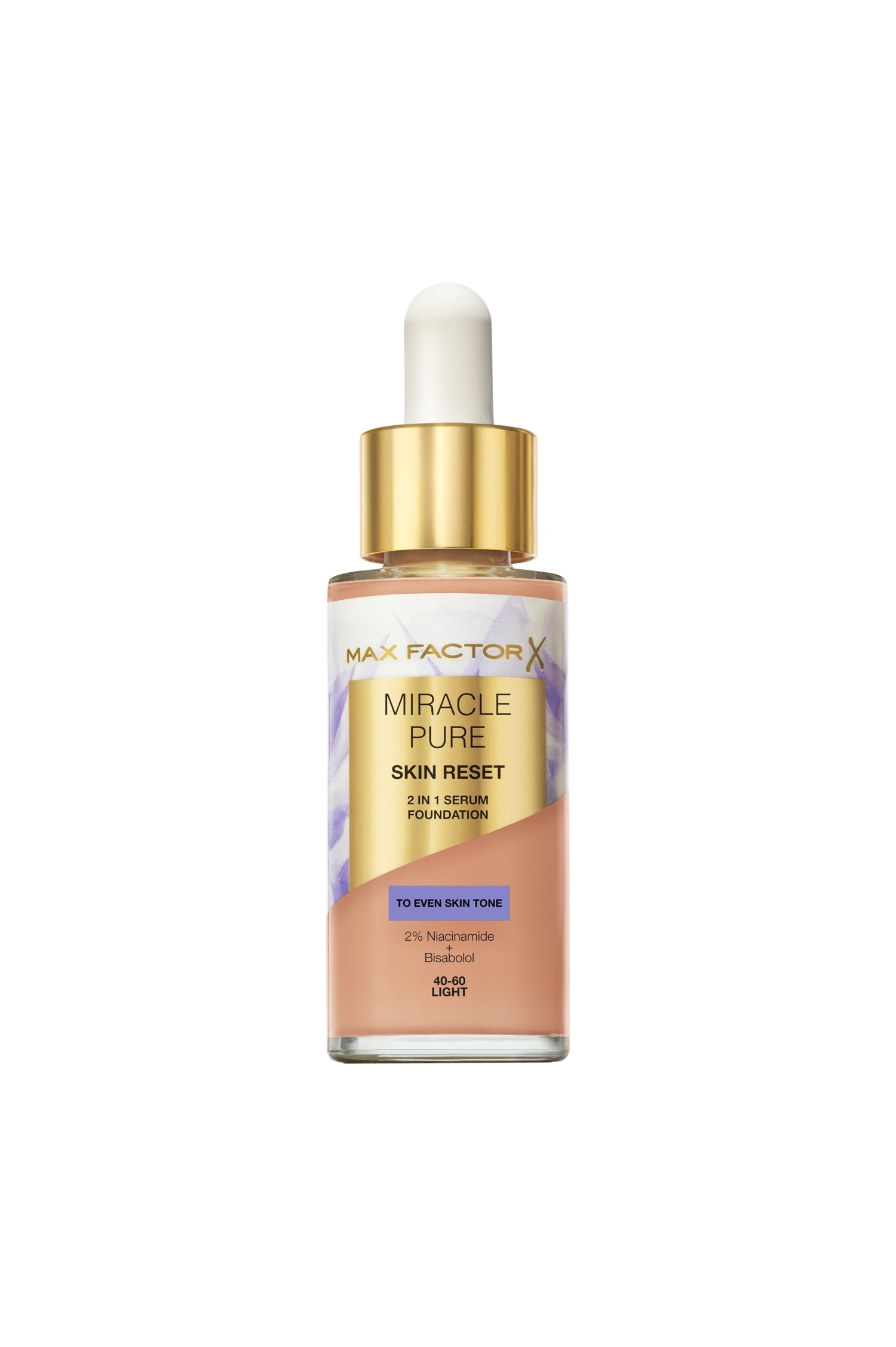 Max Factor - Miracle Pure Skin Reset 2in1 Serum Foundation - Light