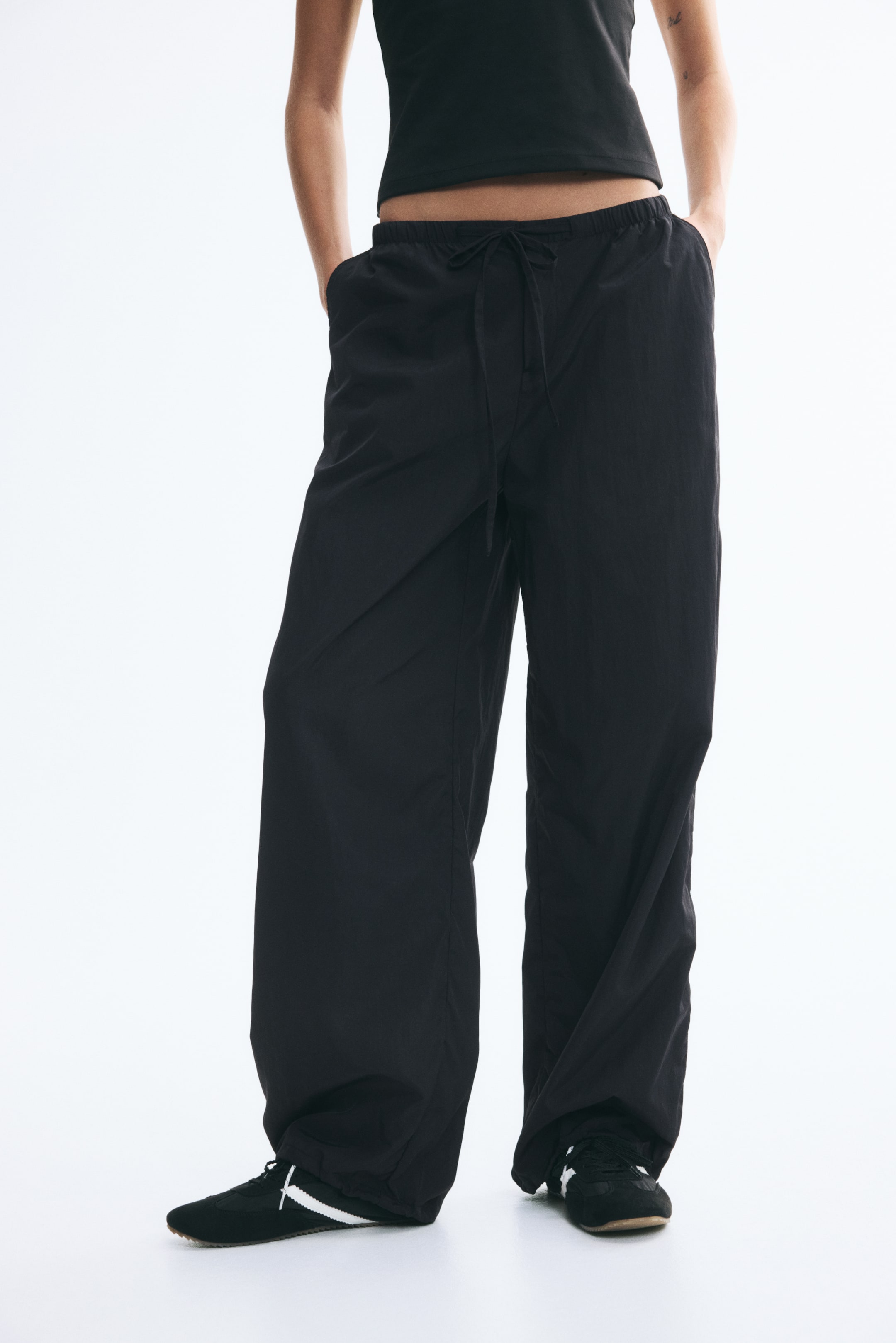 Nylon Parachute Pants