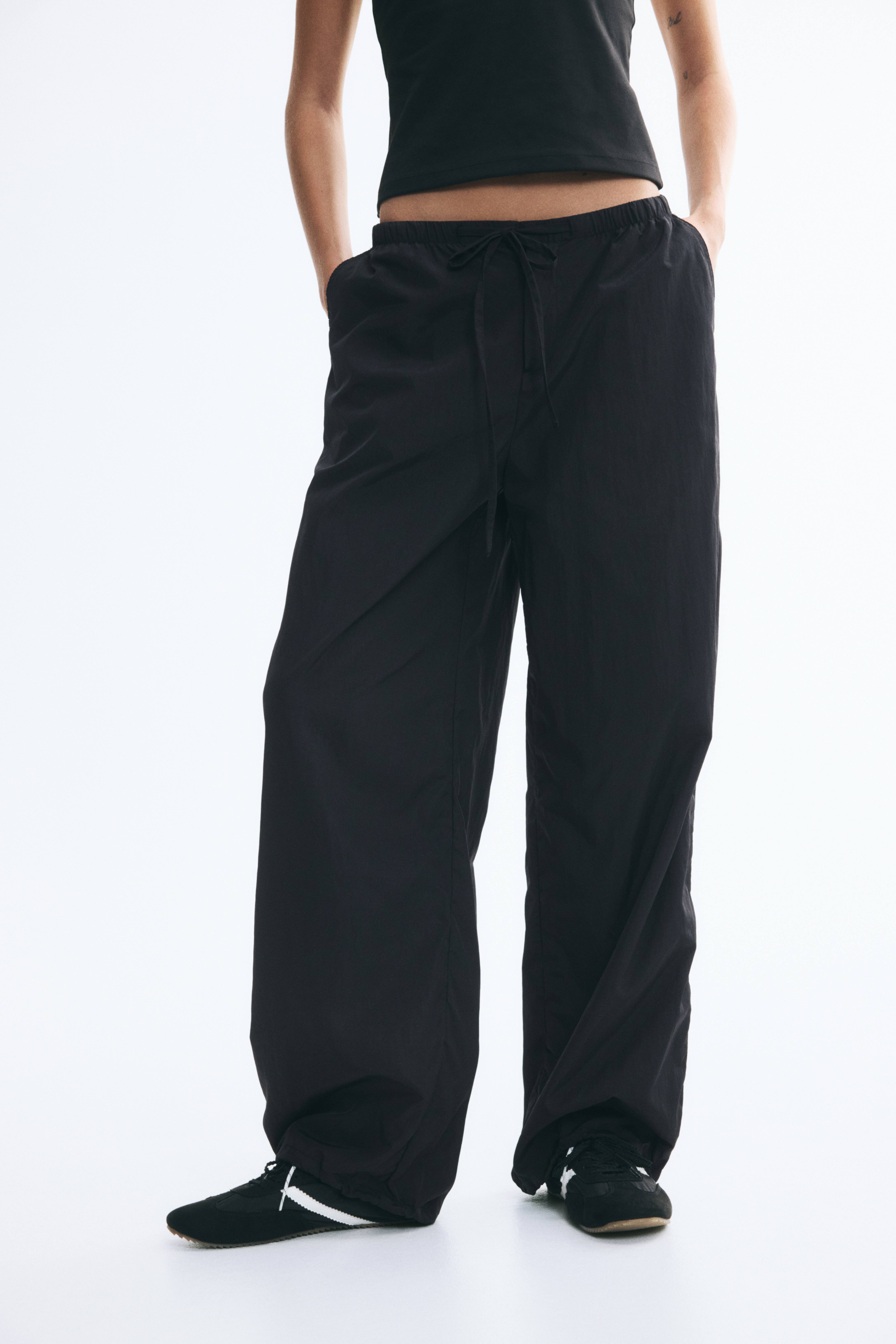 Nylon Parachute Pants