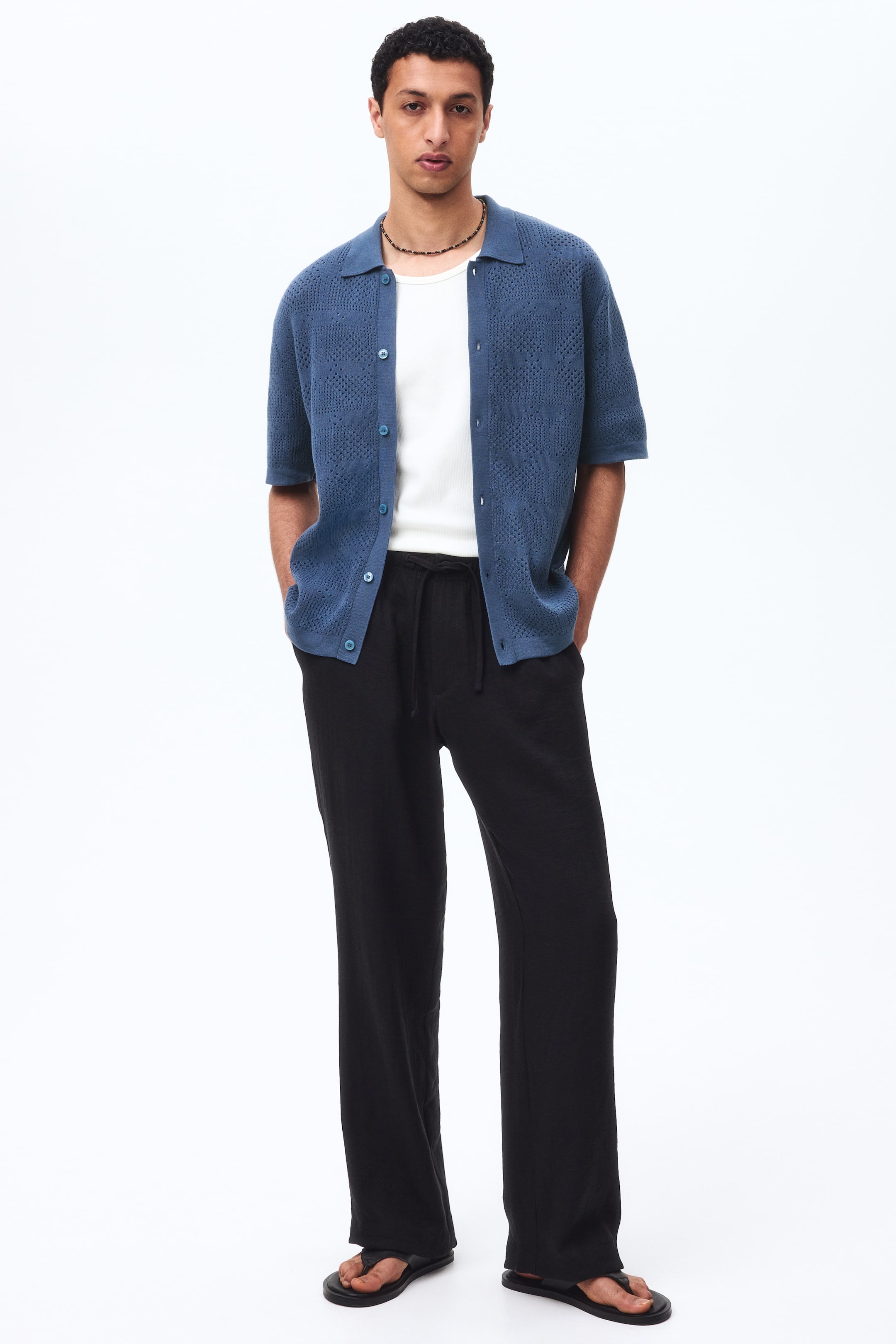 Chemise classique en tricot