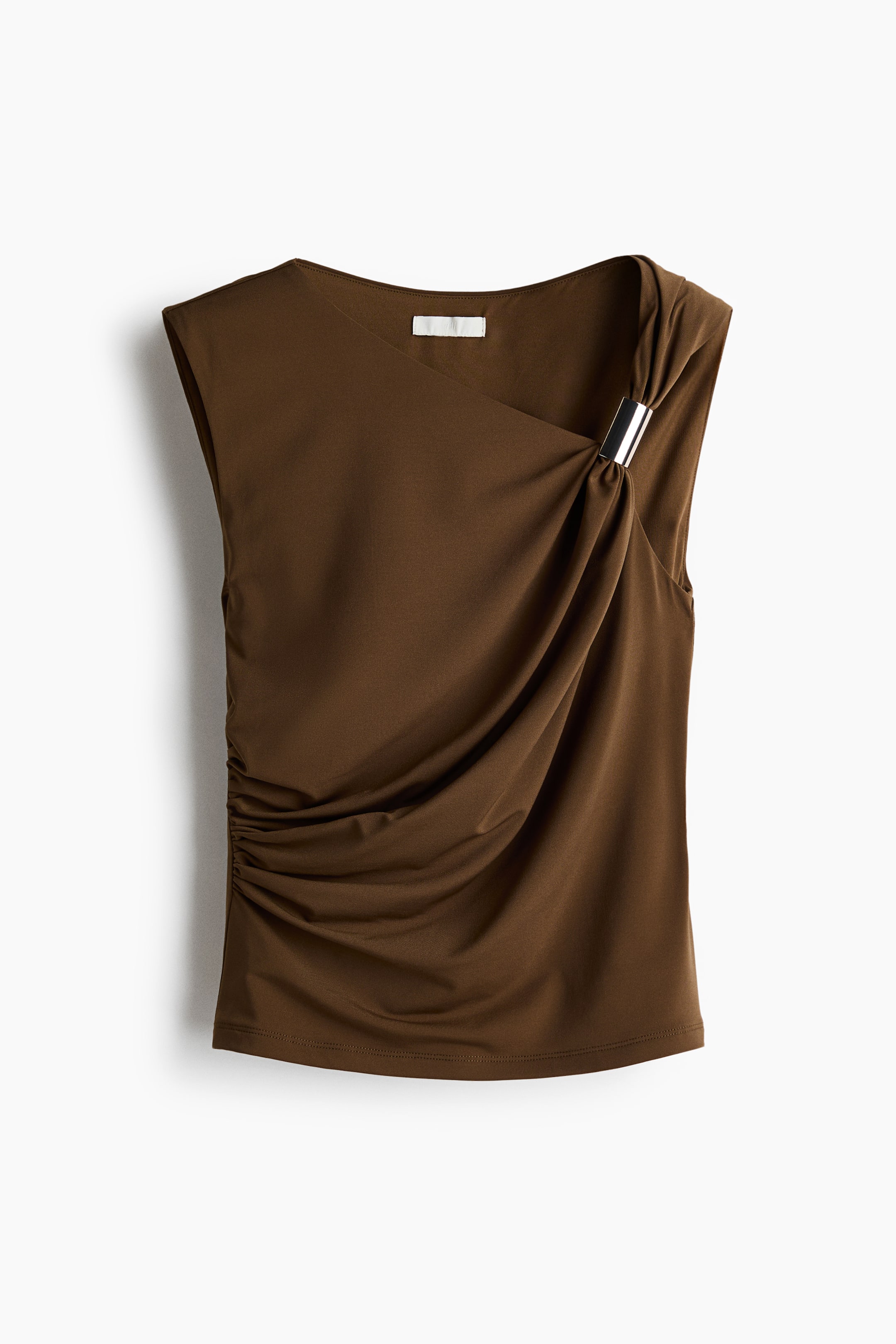 View larger image: Draped top - Brown - Ladies | H&M IN 5