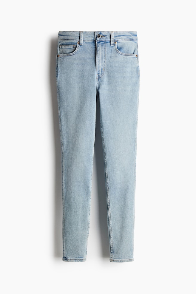 Skinny High Waist Jeans - Light denim blue/Denim black/Denim blue/Dark denim grey/Denim blue/Light denim blue/Dark denim blue/Light denim blue/Black/Washed out/Denim blue/Light denim blue/White/Light denim blue/Black/Denim blue/Dark denim blue - 1