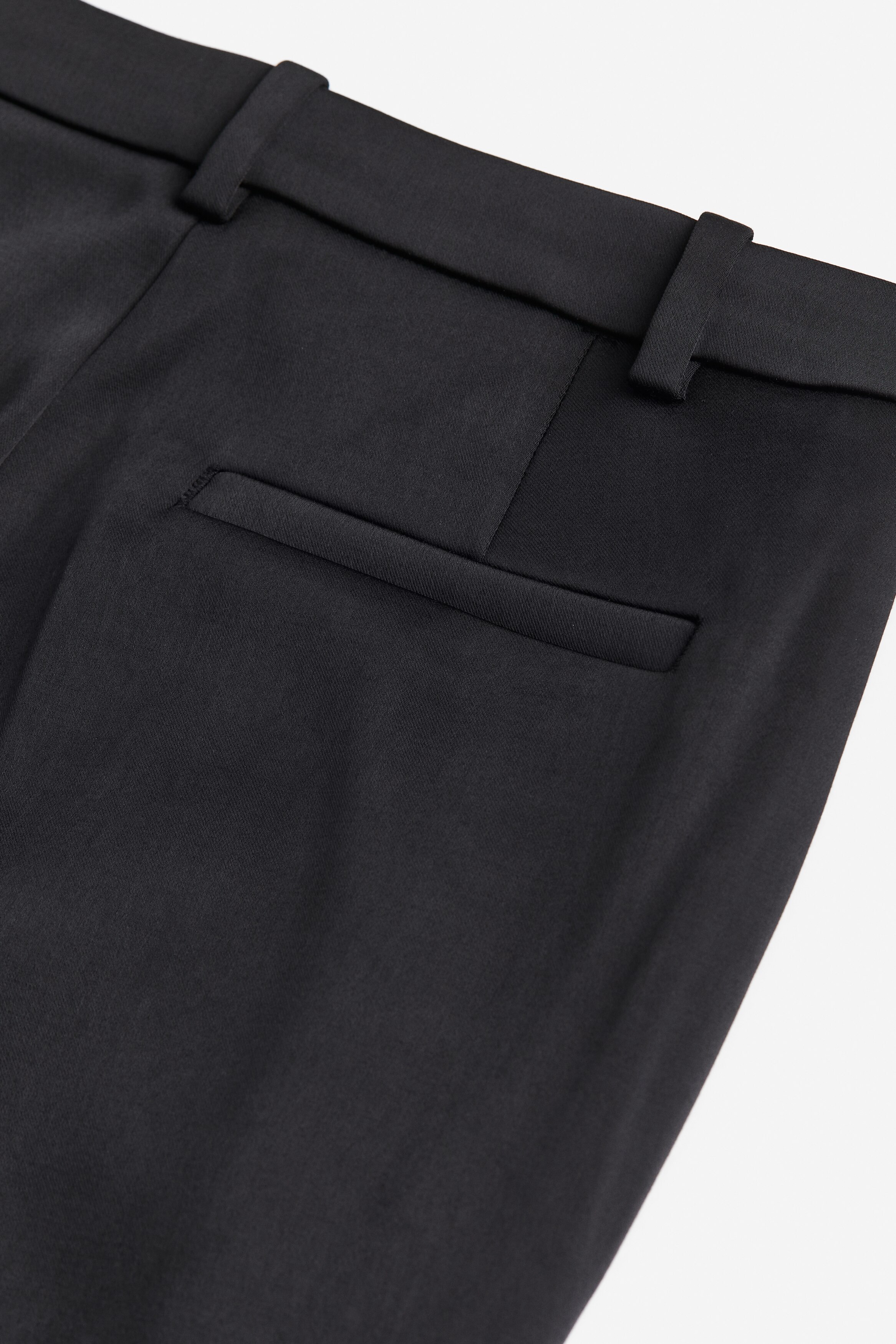Slim satin trousers