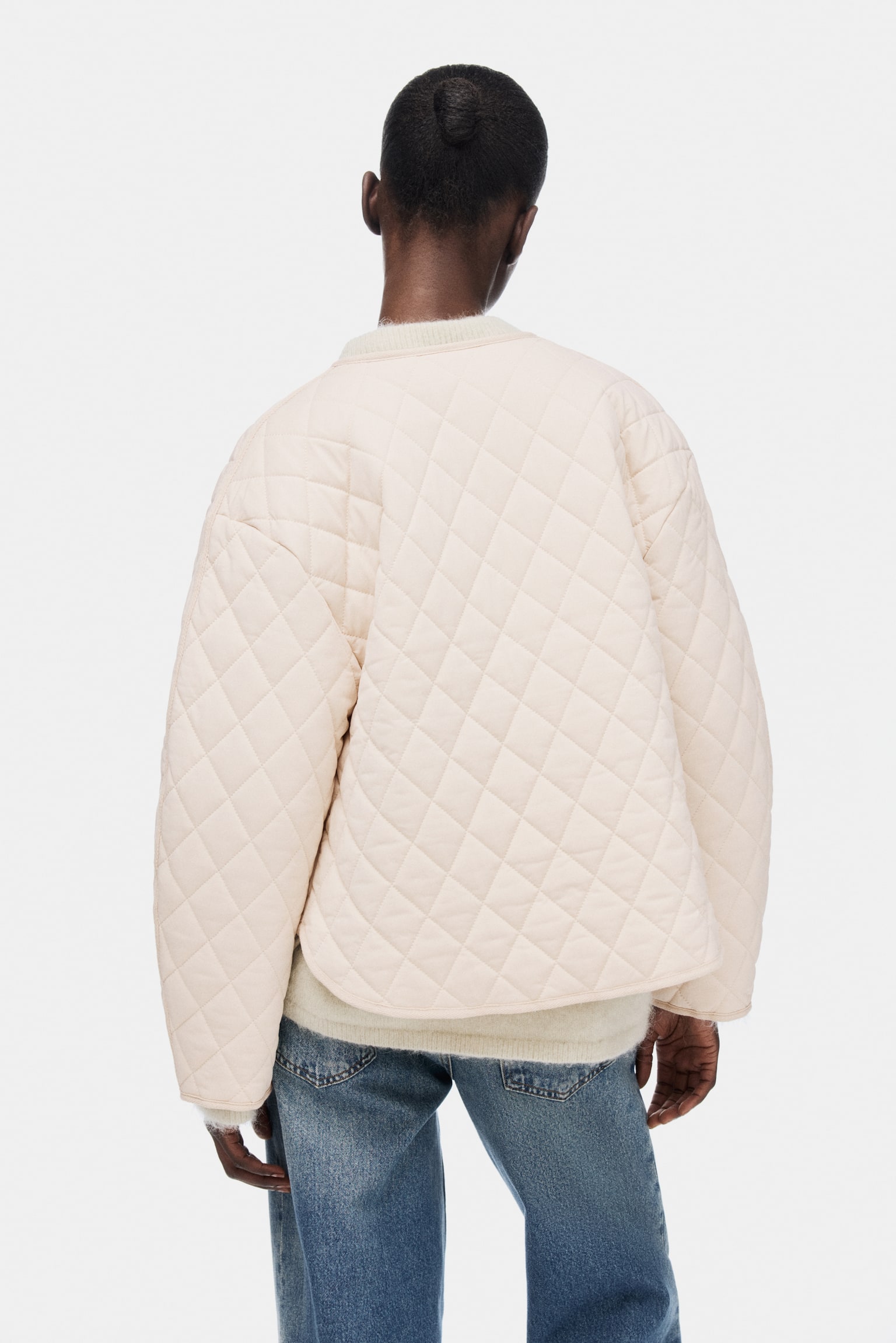 Quilted jacket - Light beige - 6
