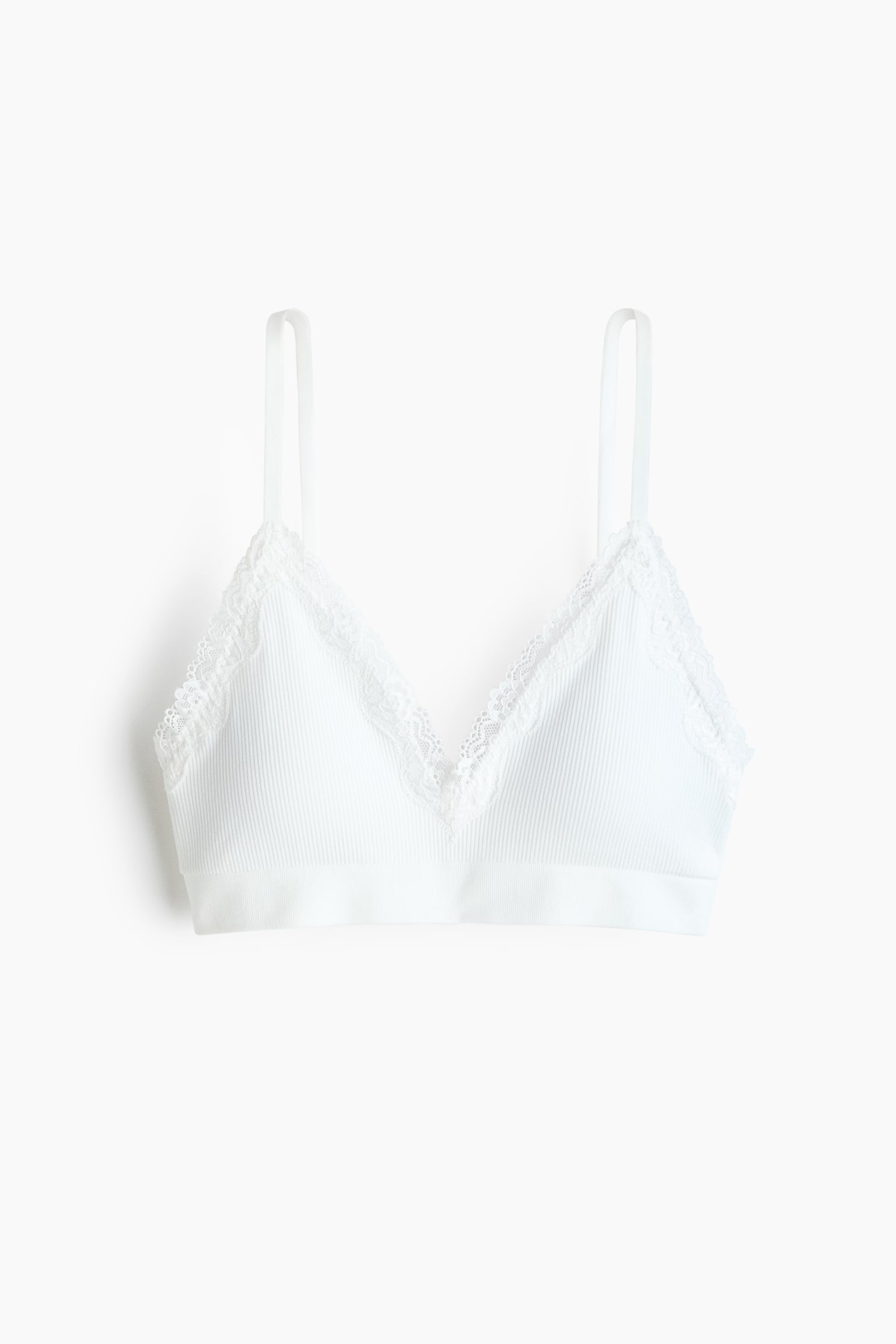 Áo ngực mềm có đệm Seamless - Màu trắng - 1