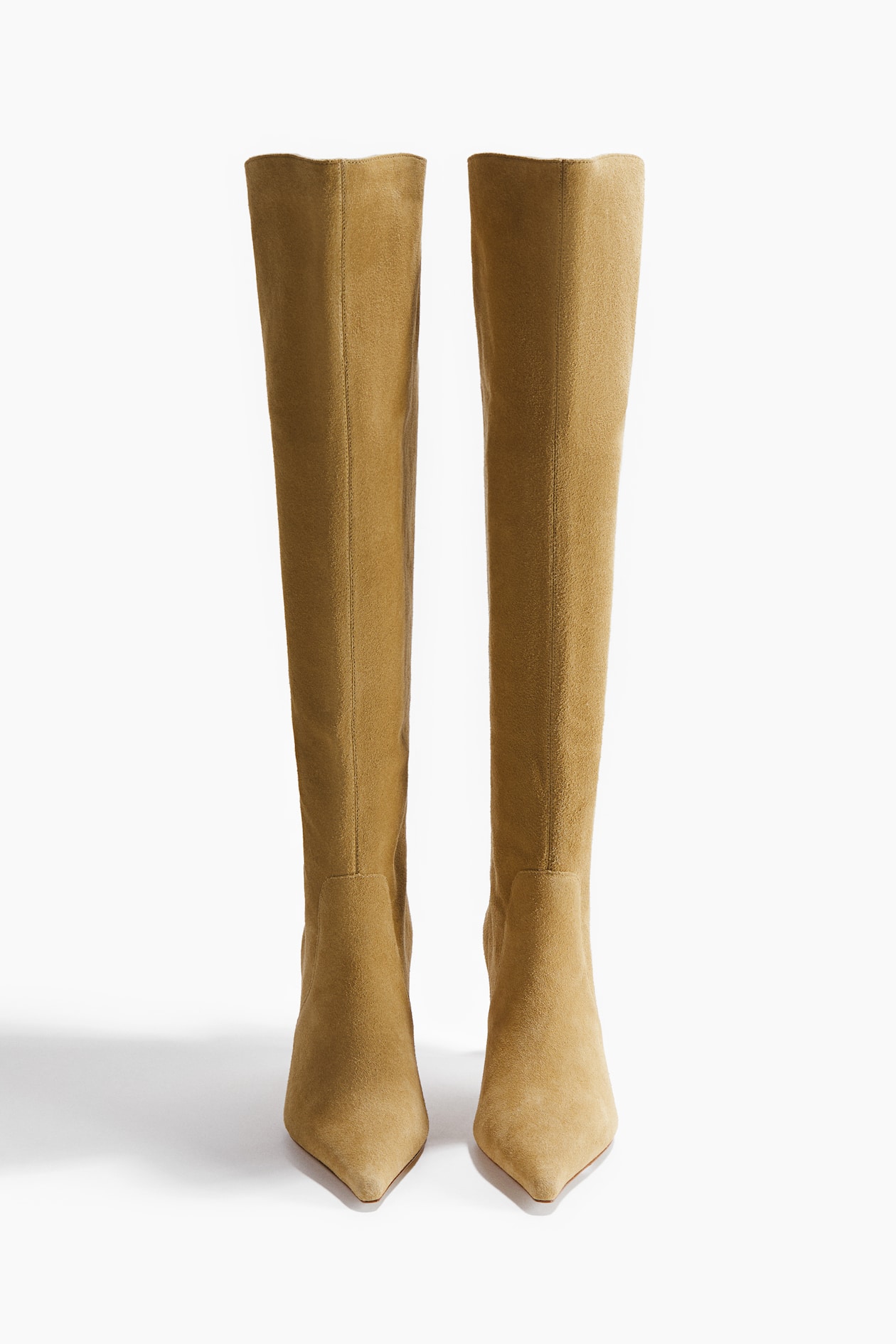 Knee-High Split Suede Boots - image 4