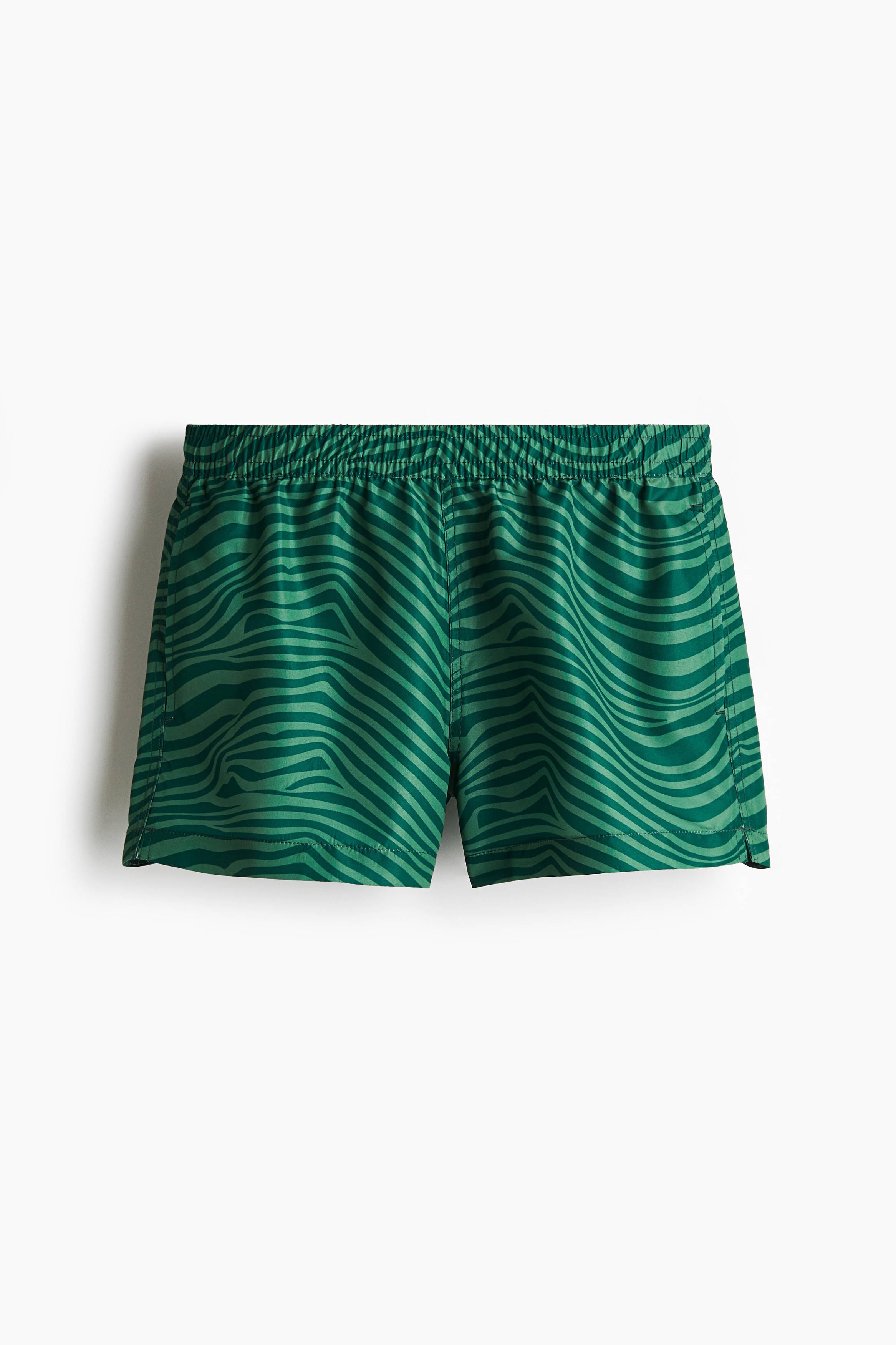 Short de bain à motif - Vert/motif/Beige/motif zébré