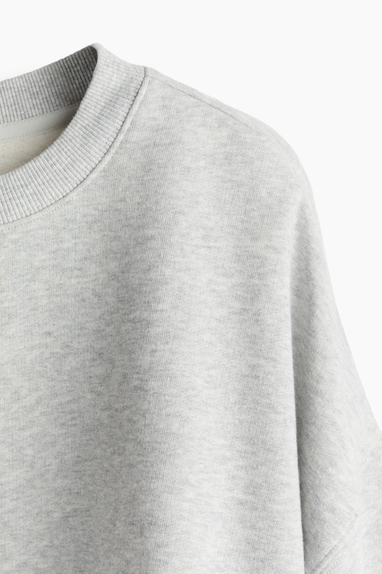 Sports sweatshirt in DryMove™ - Light grey marl/Light beige - 3