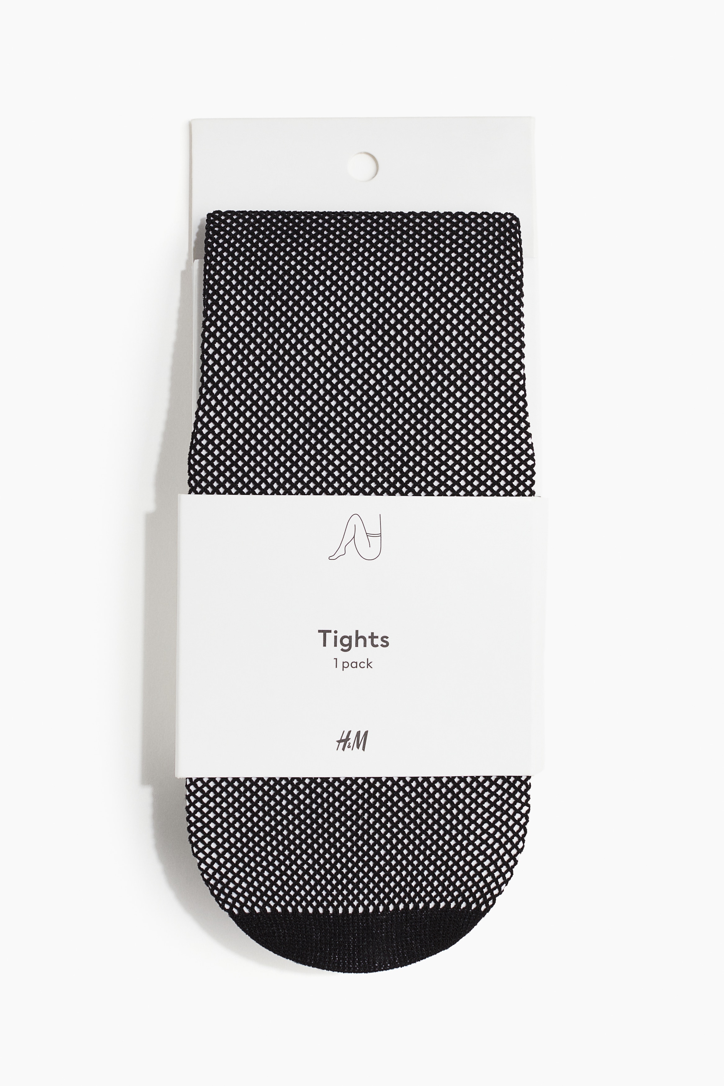 Διχτυωτό καλσόν - Μαύρο