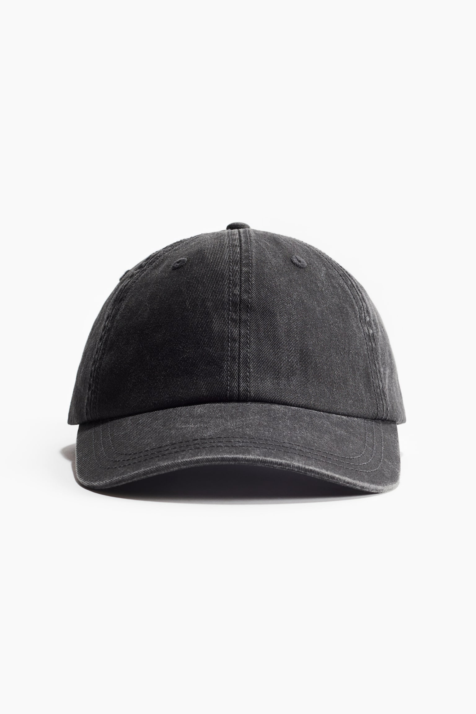 Cotton twill cap - Black/Washed/Navy blue/Brown/Light beige/Grey - 2