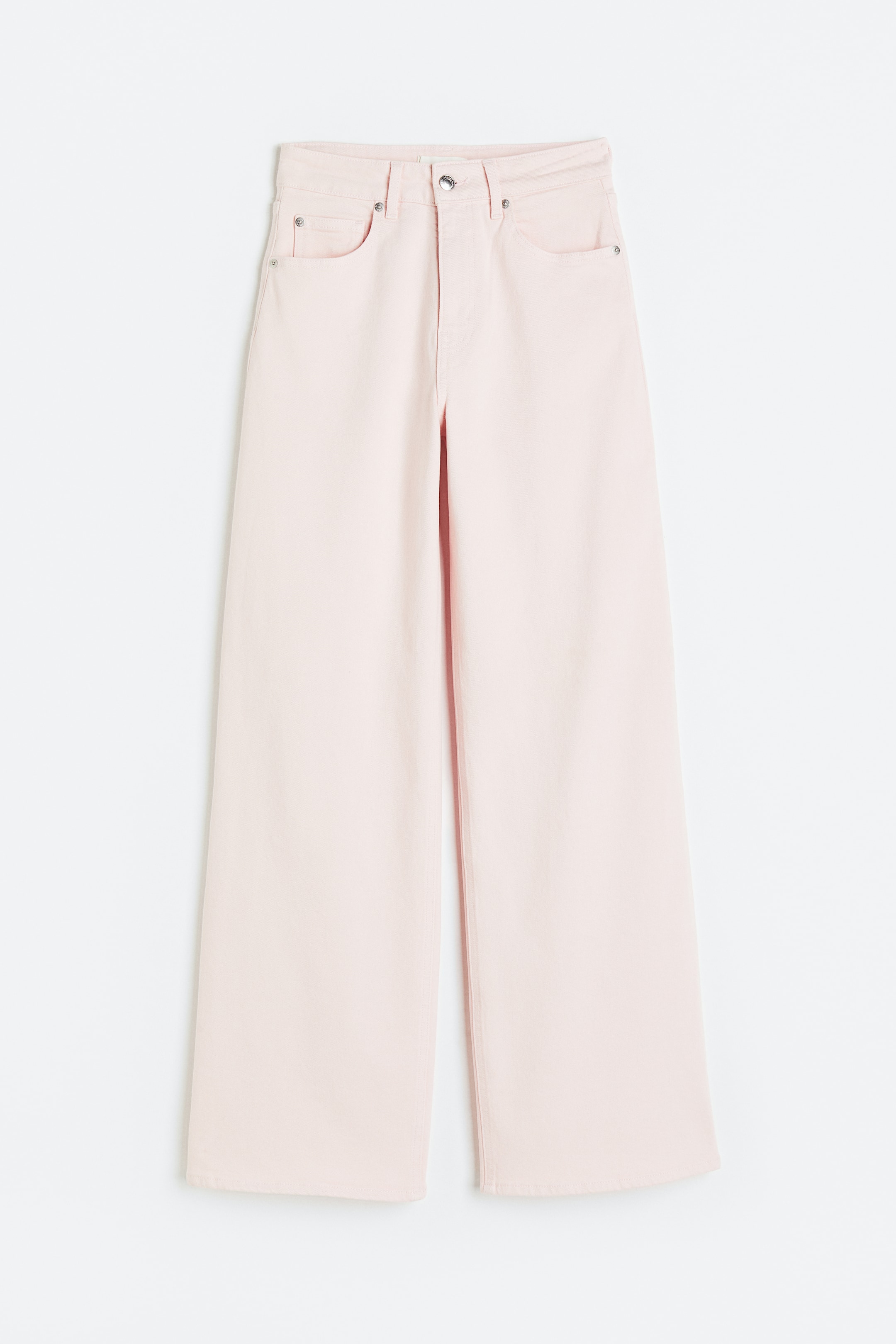 Wide High Jeans - Light pink - Ladies | H&M GB 1