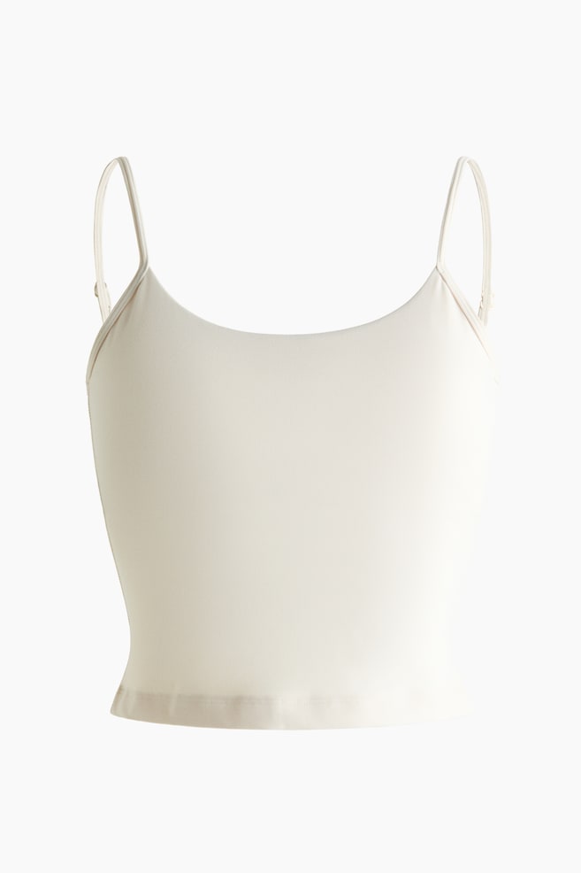 Shelf-Bra Sports Tank Top with SoftMove™ - Ivory/Black/Chocolate plum/Lilac/Butter yellow/Light maroon - 1