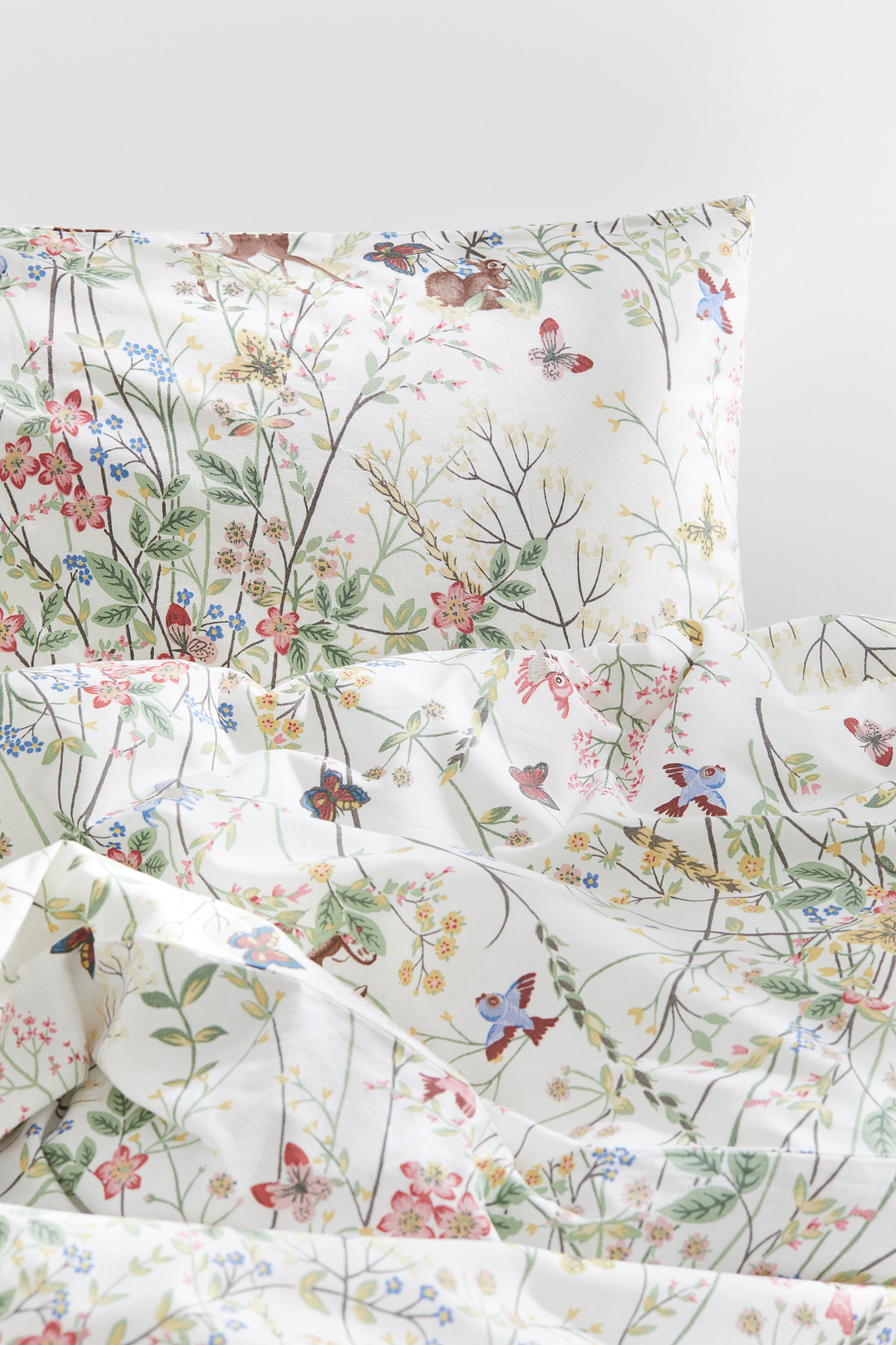 Patterned Cotton Duvet Cover Set