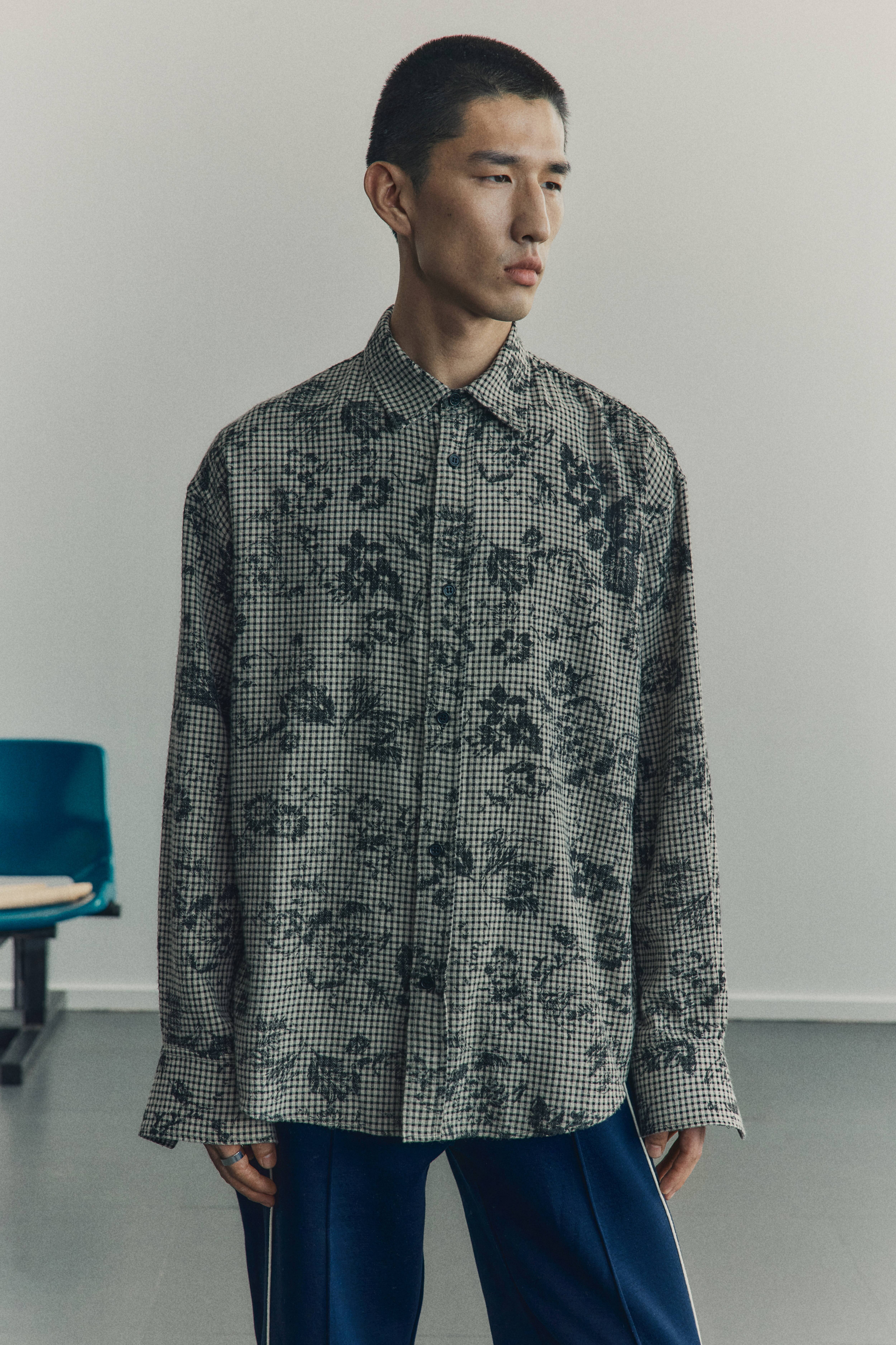 S.Oliver Camicia Uomo A Quadretti - Maniche Lunghe, Casual, Taglio Regolare, Cotone