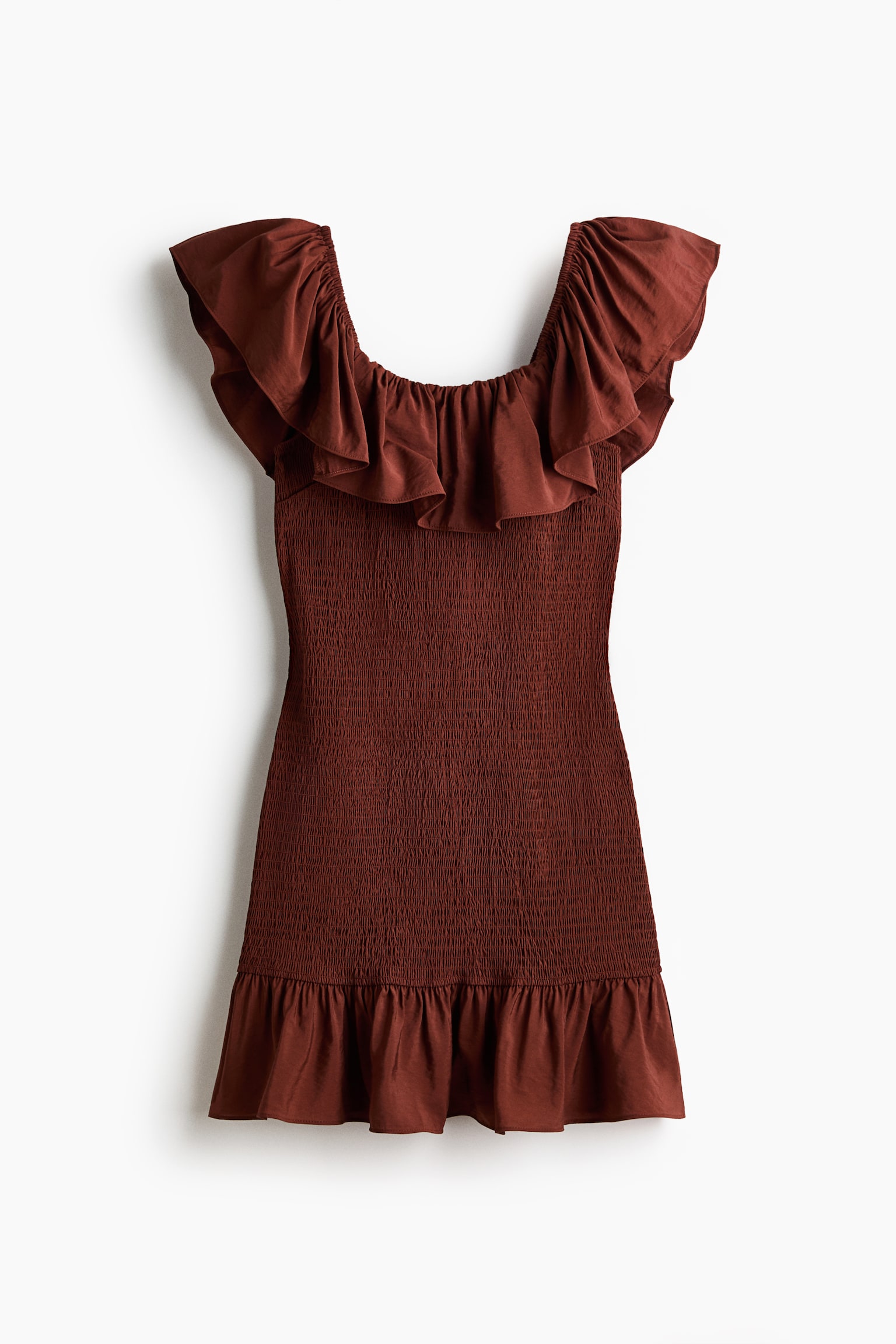Flounced off-the-shoulder dress - 2