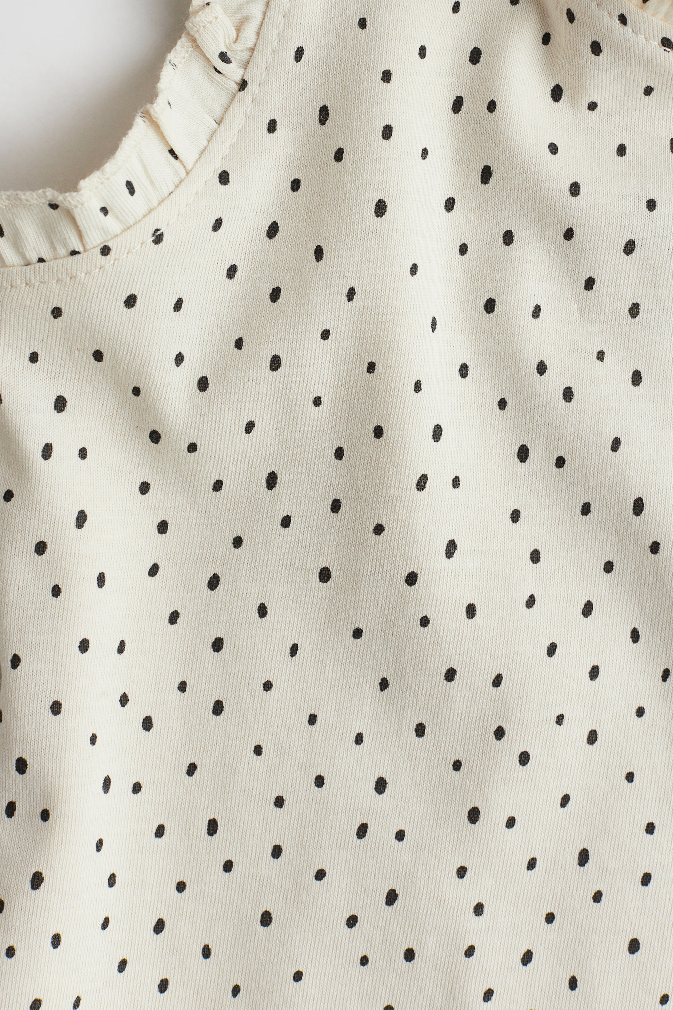 View larger image: Frill Trim Tank - White/Spot - Kids | H&M AU 2