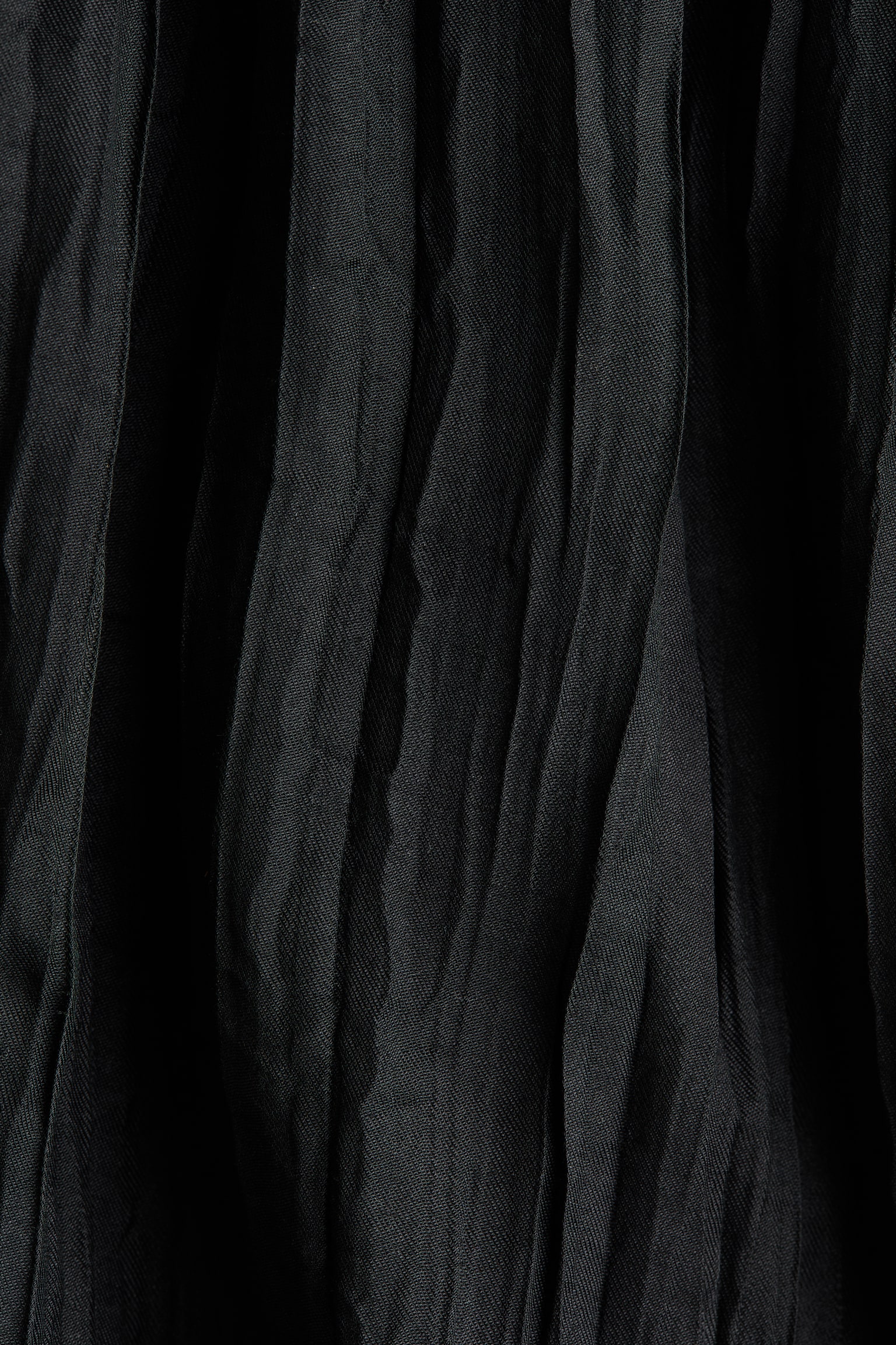 Crinkled halterneck top - Black/Cream - 5