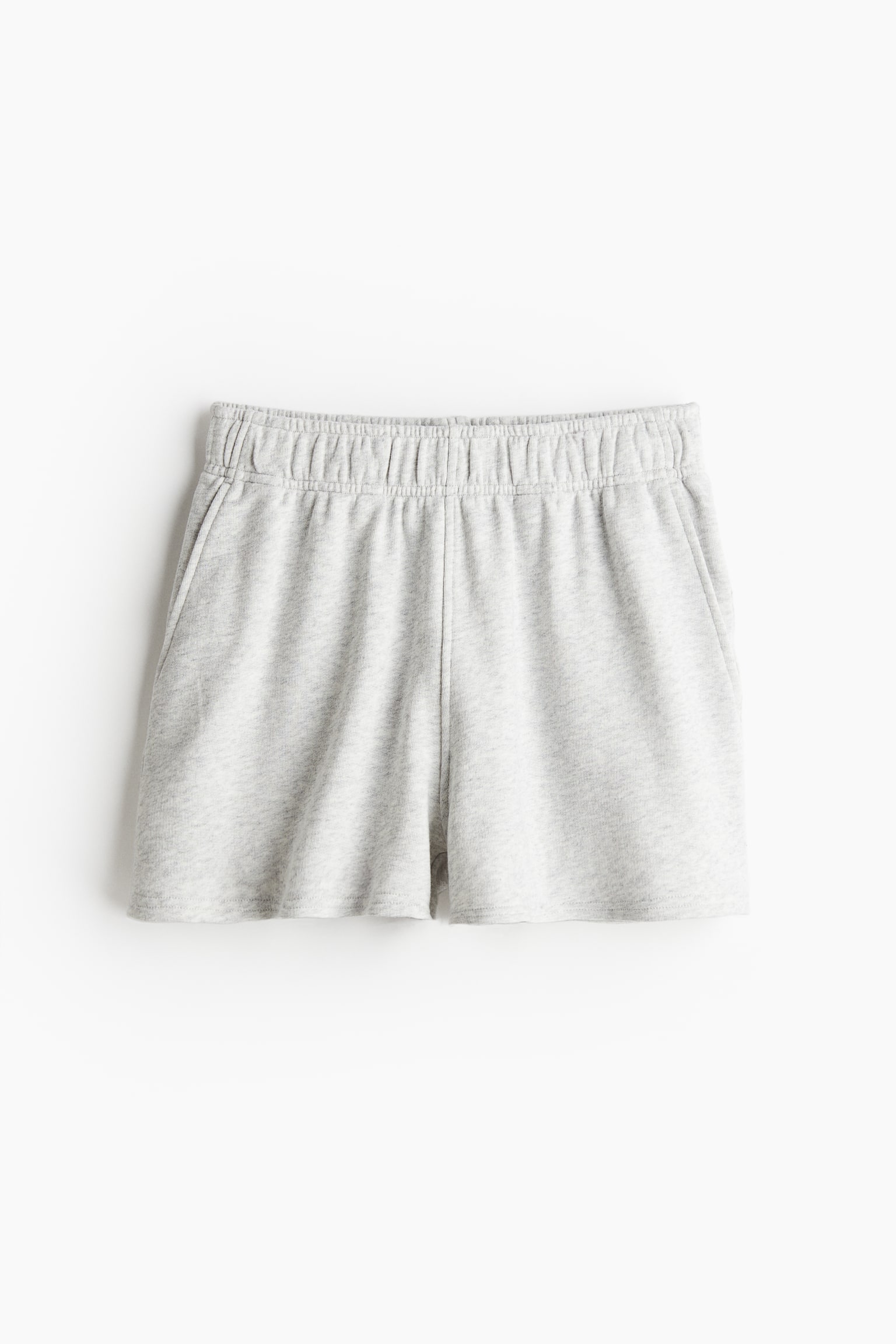 Sports shorts in DryMove™ - Light grey marl/Light pink/Mole - 2