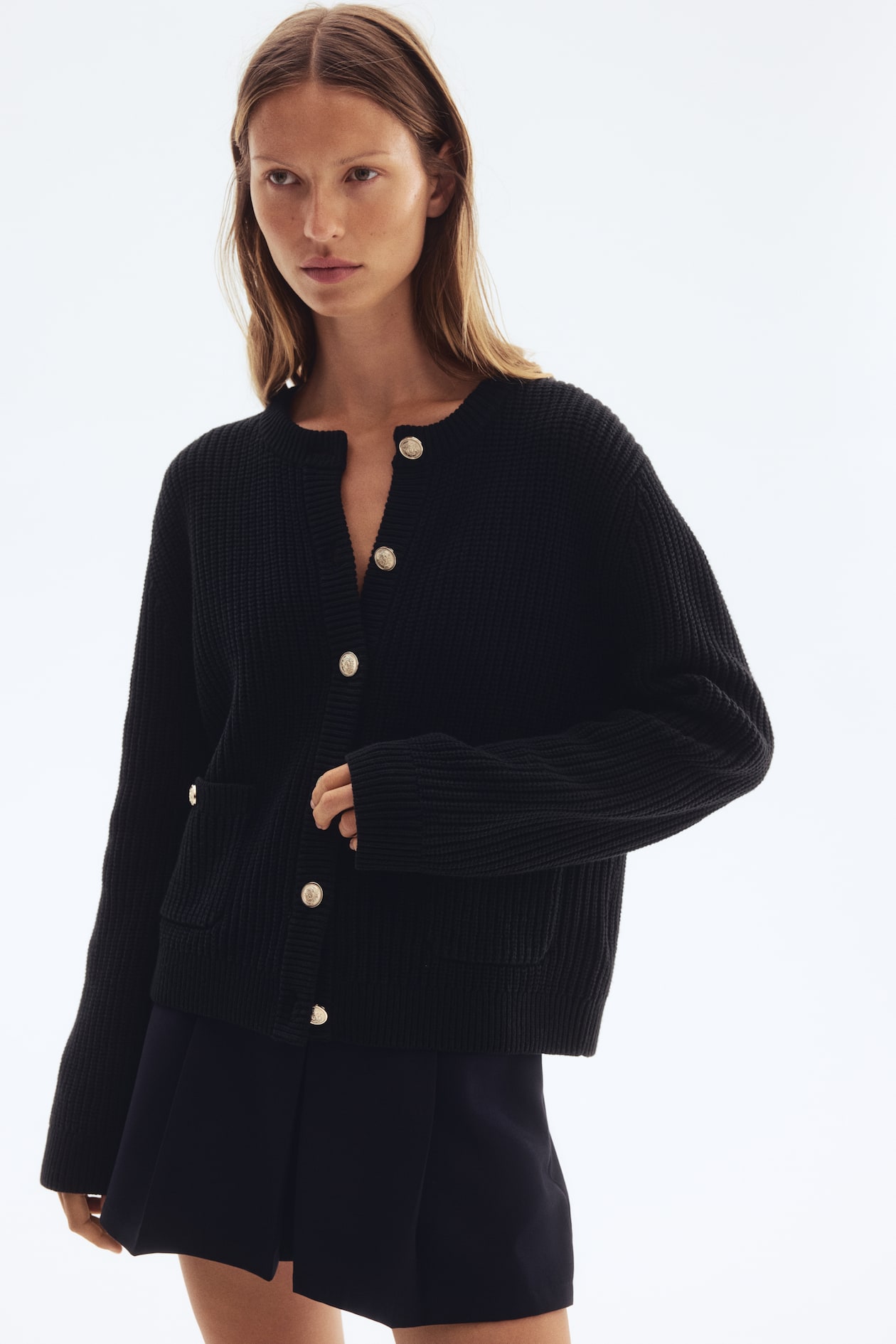 Rib-Knit Cardigan - image 3