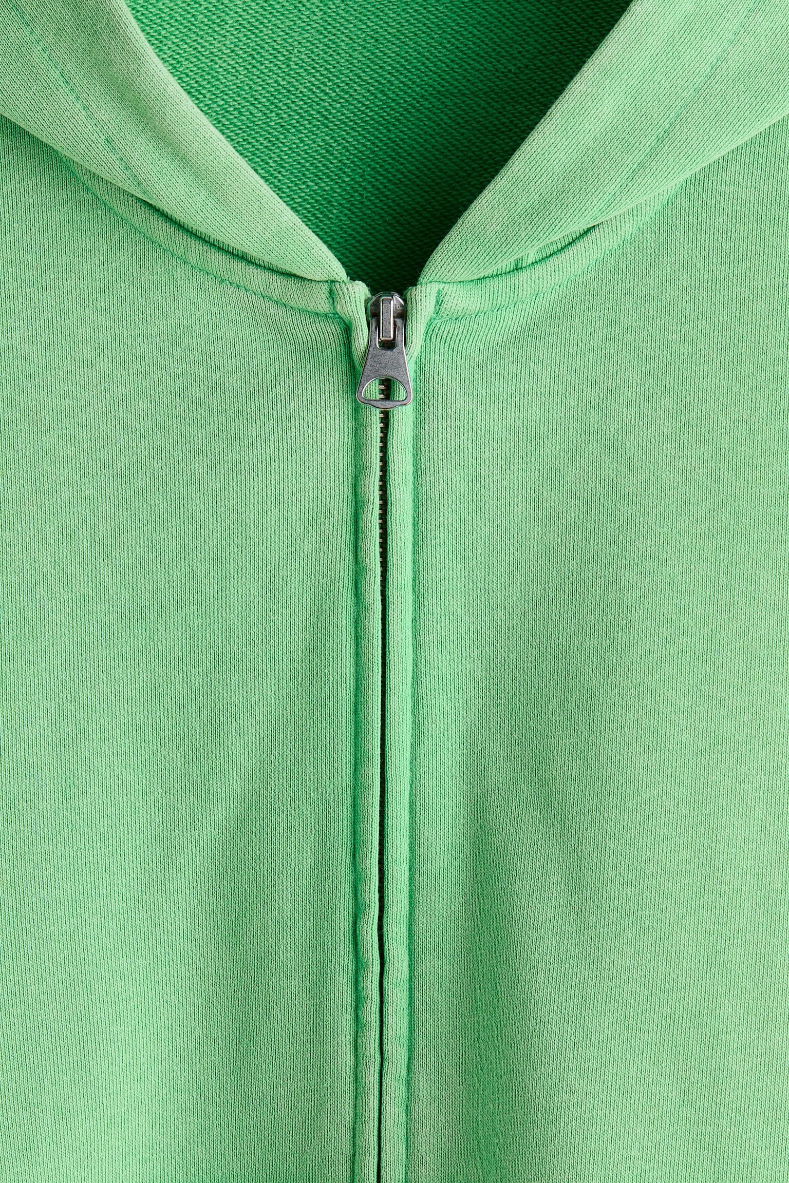Oversized Fit Zip-through hoodie - Light green/Grey marl/Dark blue/Khaki green/Dark grey/Vintage black - 6