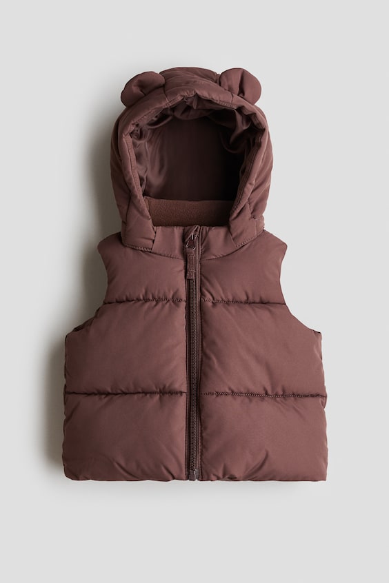 Детские жилеты H&M Hooded Puffer Vest