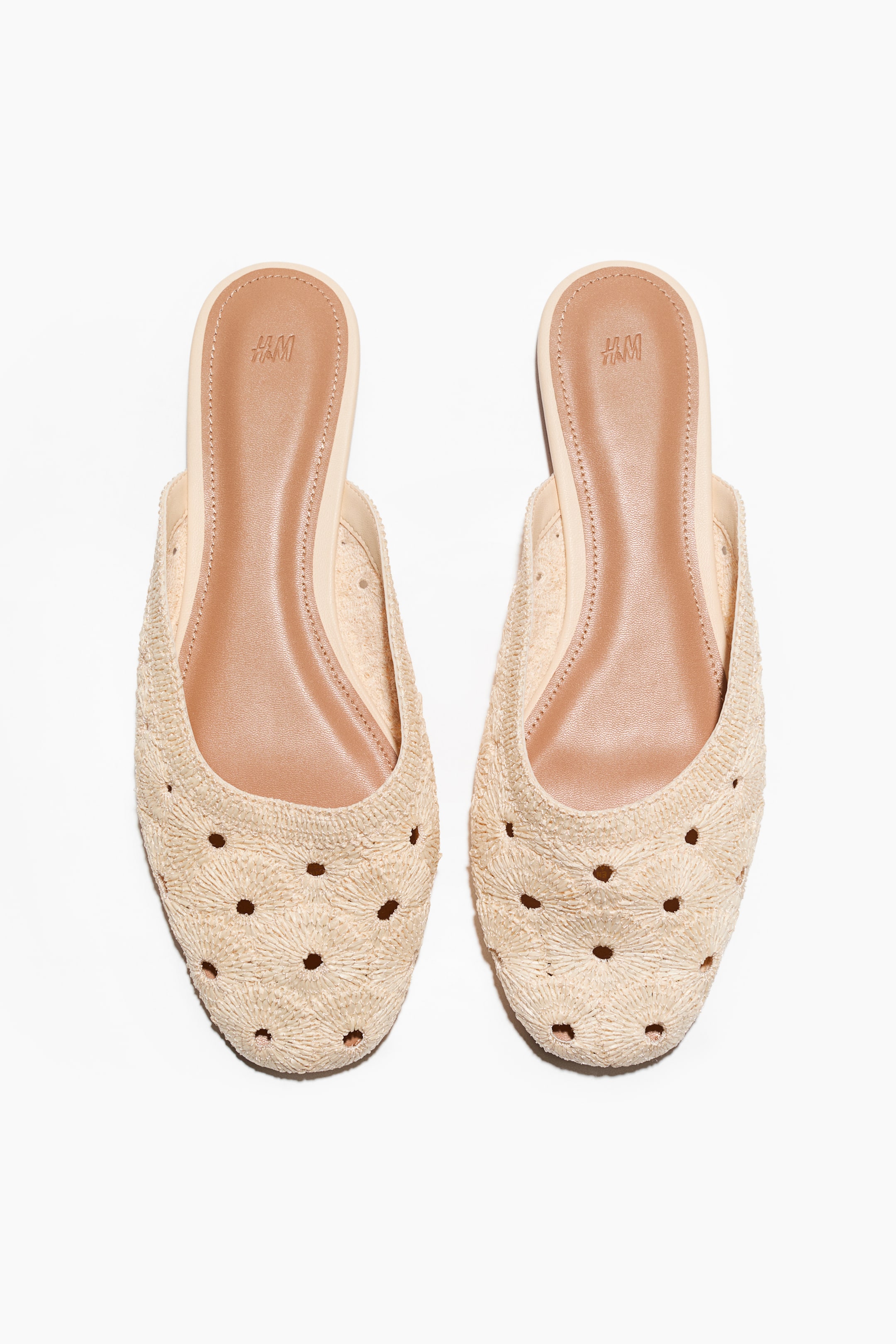 View larger image: Straw mules - Light beige - Ladies | H&M 1