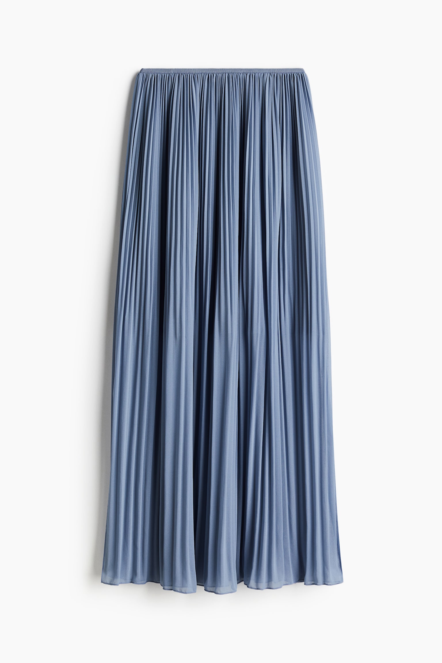 Pleated Chiffon Skirt - Dusty blue/Navy blue/Cream/Cream/Spot - 2