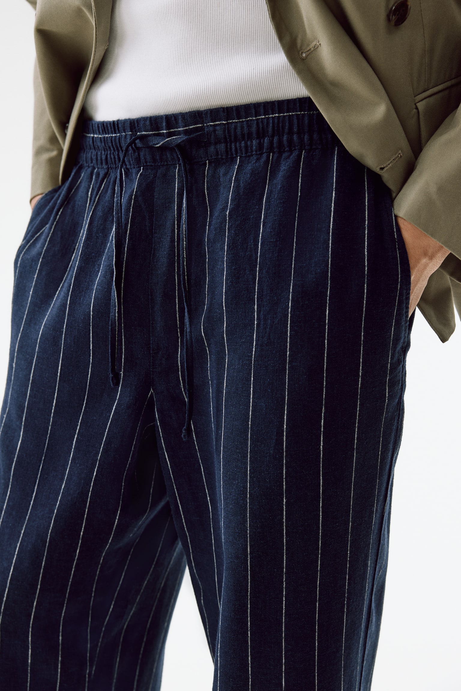 Relaxed Fit Linen-blend trousers - 5
