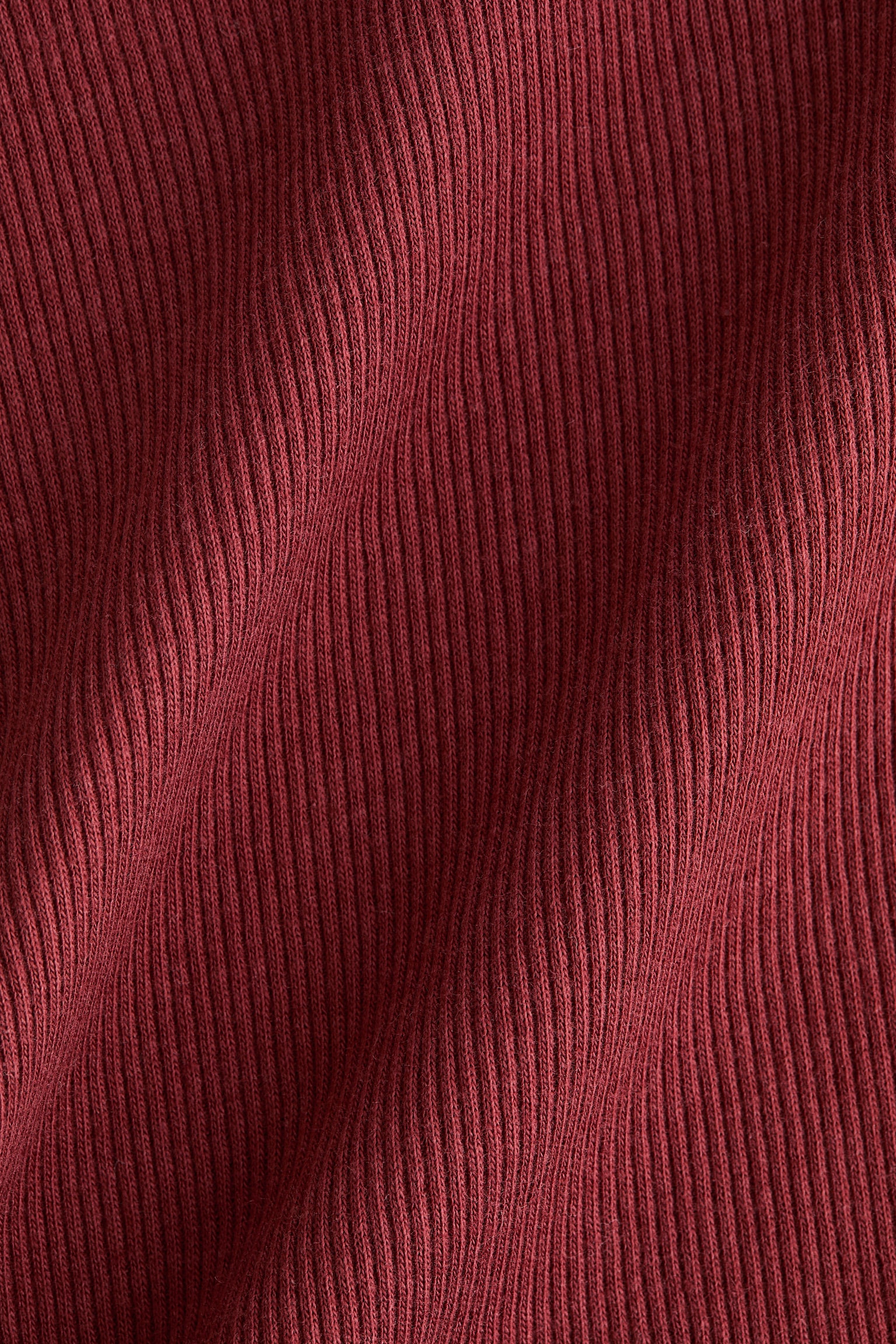 Geripptes T-Shirt - Dunkelrot/Weiss/Schwarz/Dunkles Graubraun/Dunkelbraun - 3