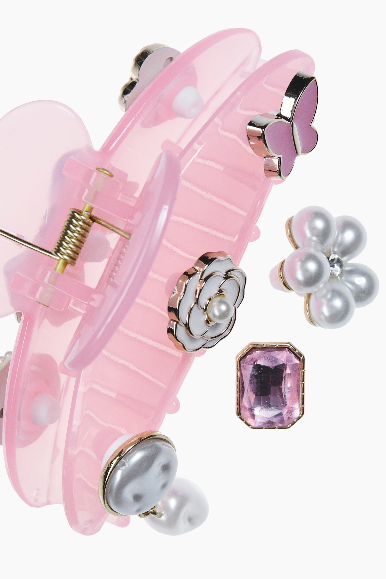 H&M DIY Hair Claw and Charms, цвет: Светлый розовый — фото 3
